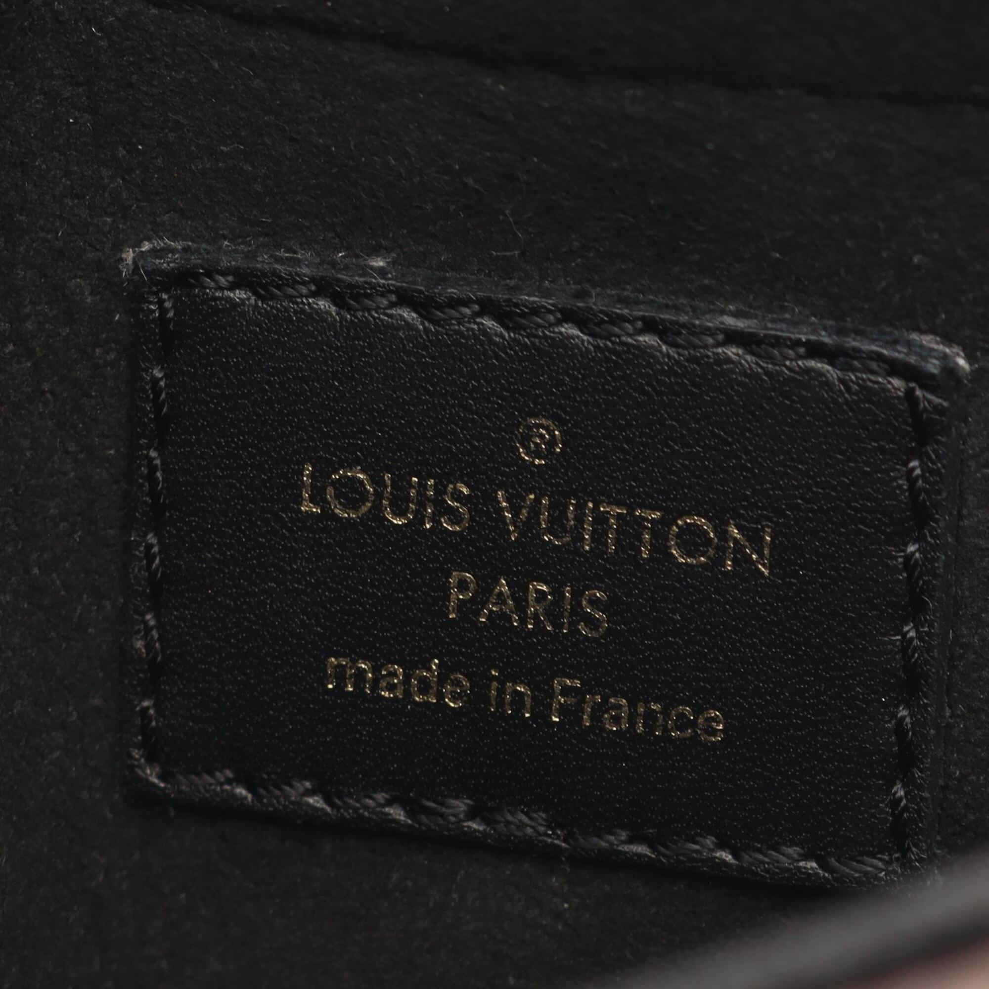 Louis Vuitton Black Brown Monogram Handbag (Pre-Owned)