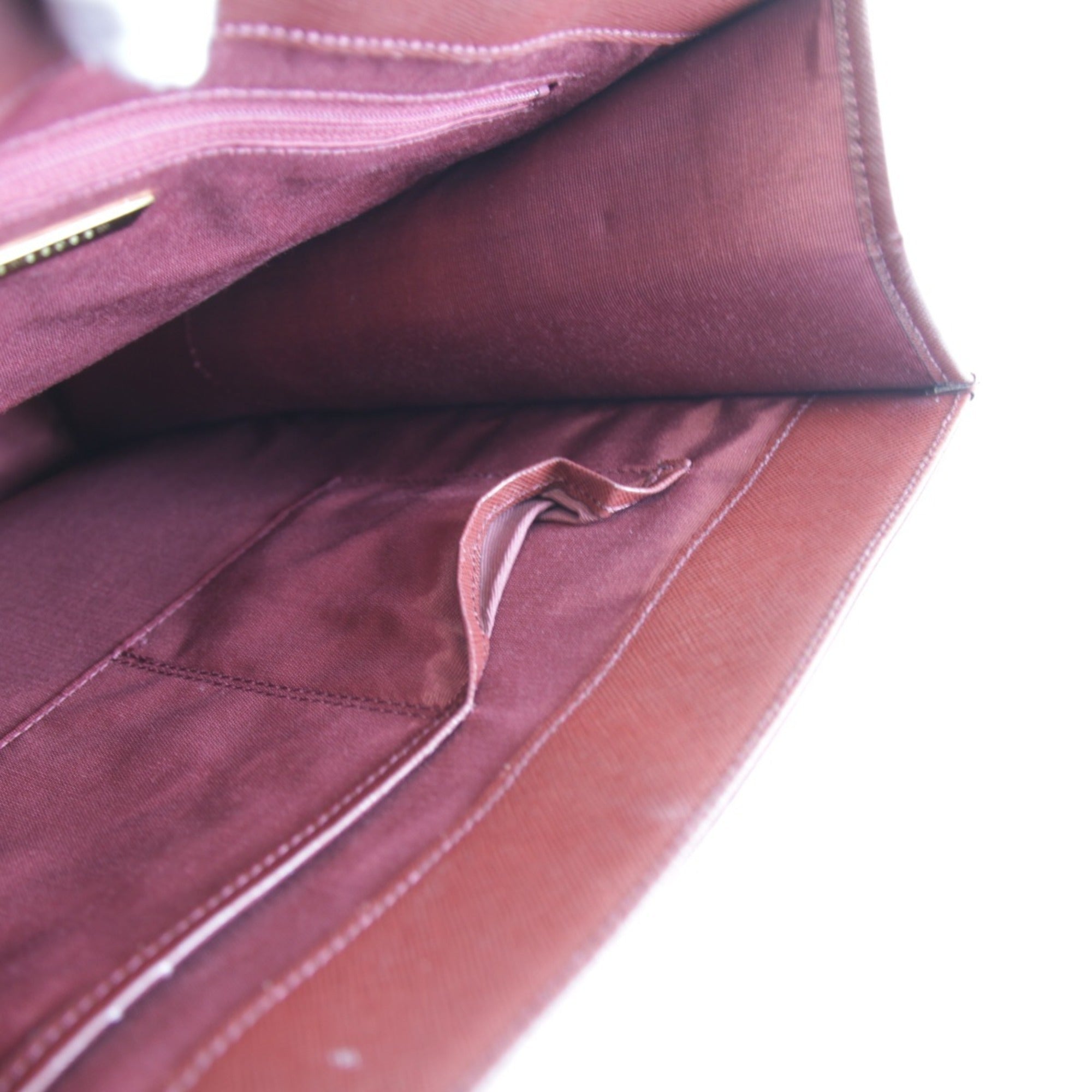 Burberry Red Color Canvas Leather Tote Bag (Pre-Owned)