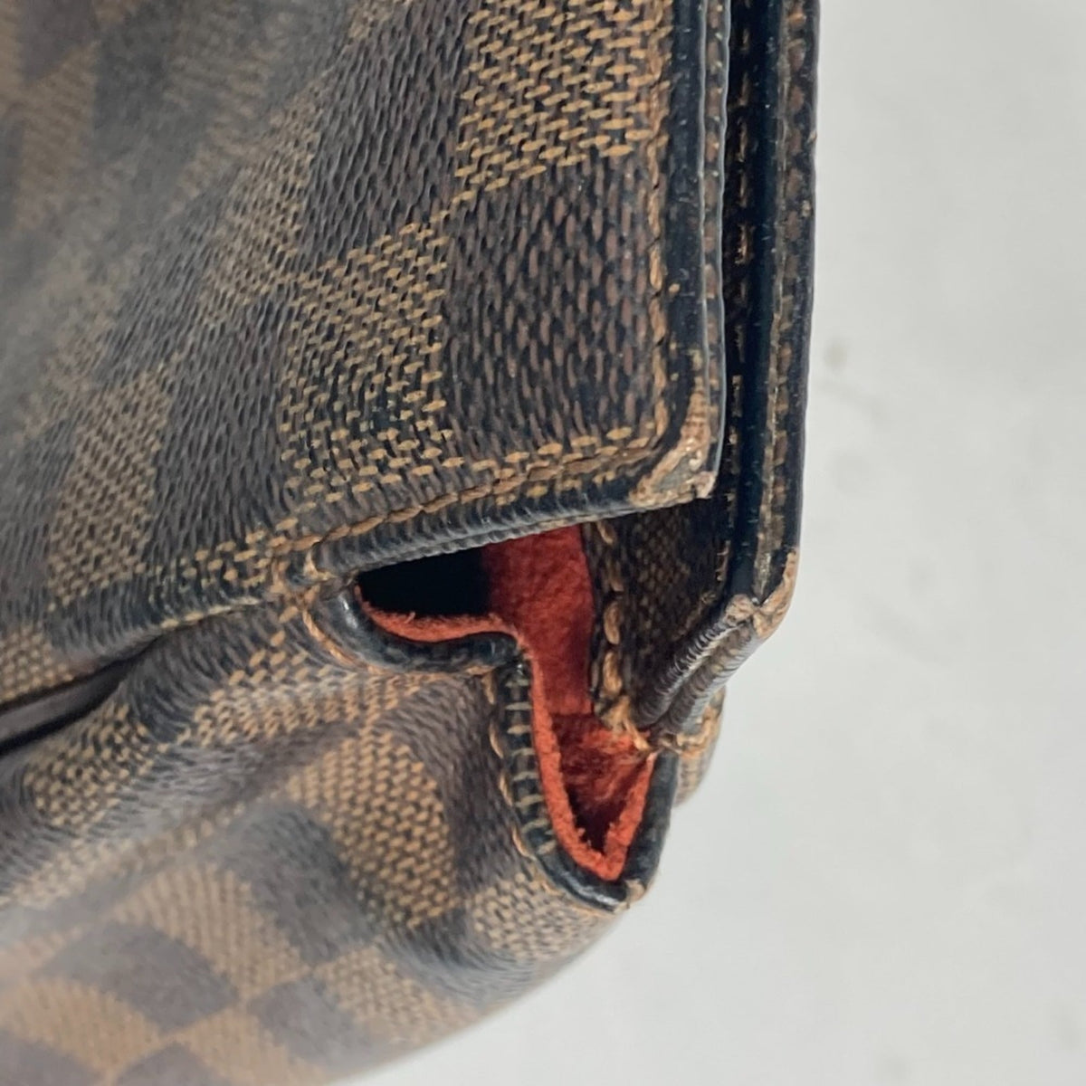 Louis Vuitton Brown Damier Canvas Shoulder Bag Tote Bag (Pre-Owned)