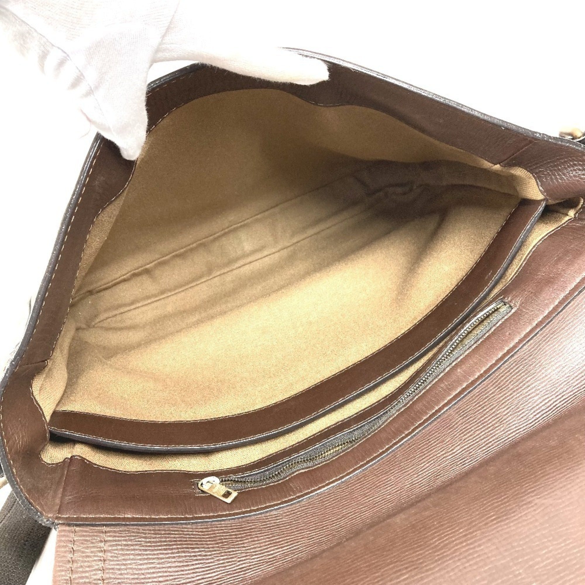 Louis Vuitton Brown Coffee Utah Leather Messenger Bag Shoulder Bag (Pre-Owned)