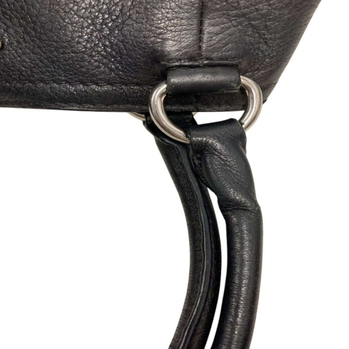 Prada Black Leather Handbag (Pre-Owned)