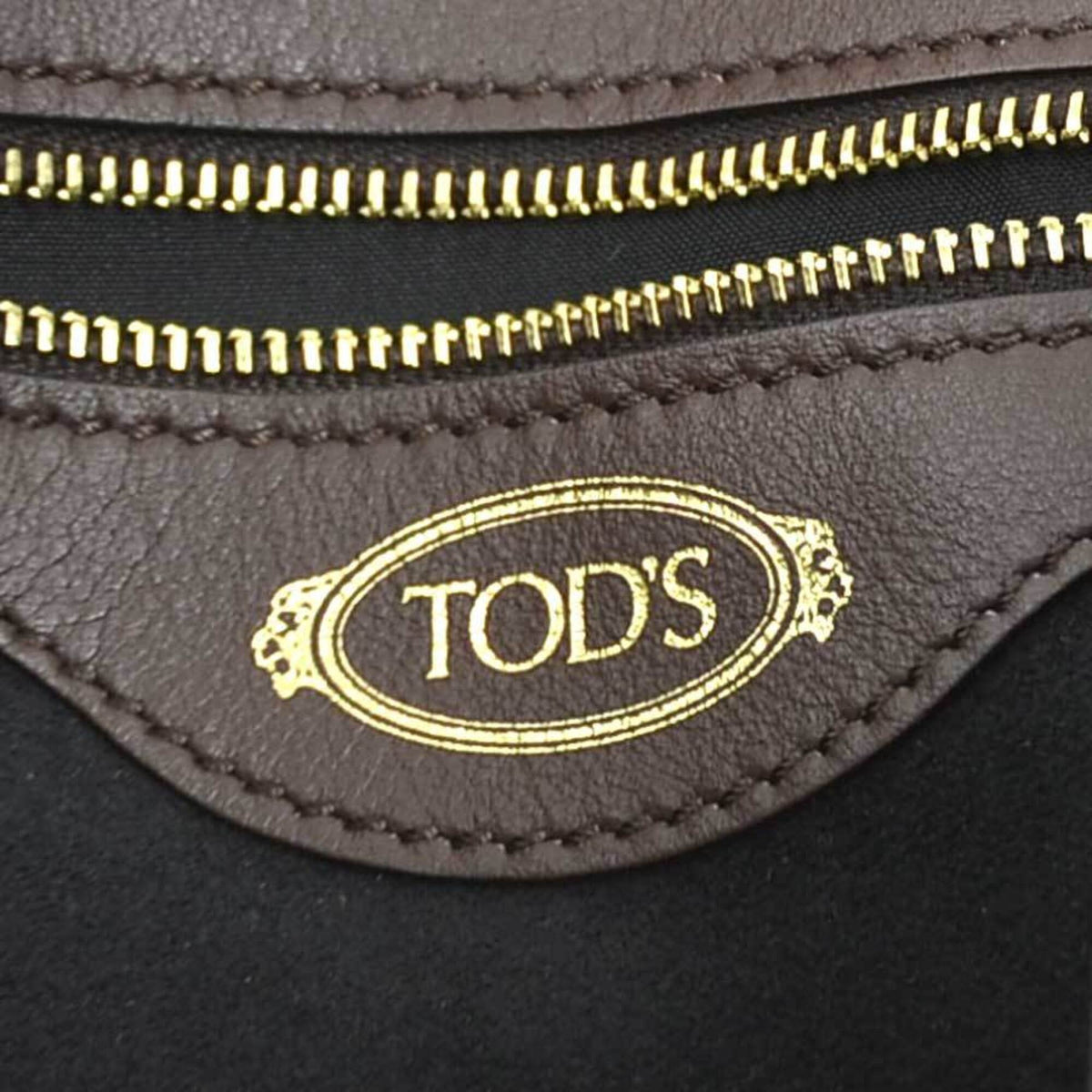 Tod's Brown Leather Leather Shoulder Bag (Pre-Owned)