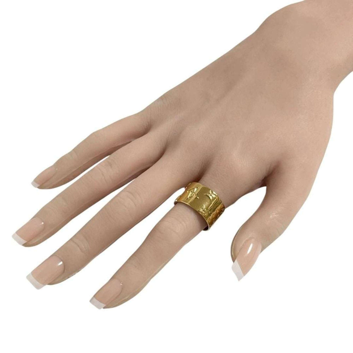 Louis Vuitton Metal Band Ring (Pre-Owned)