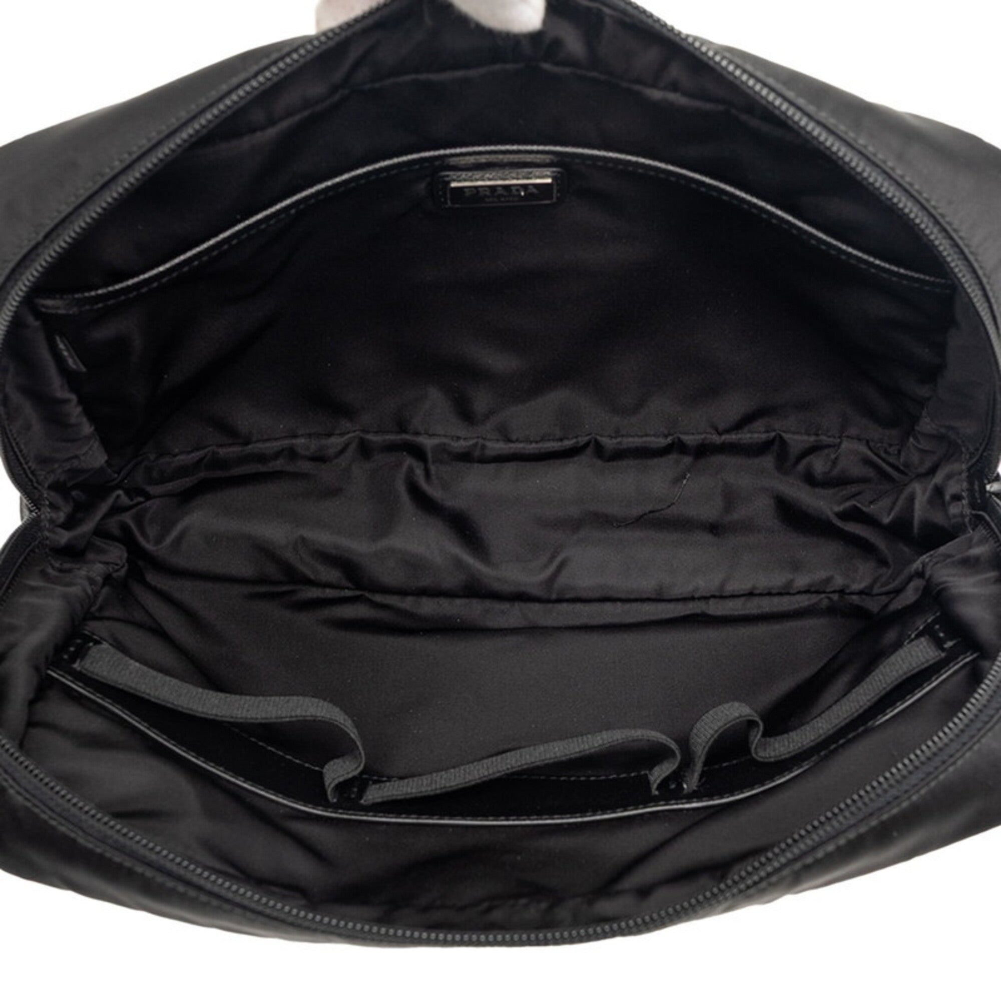 Prada Black Nylon Clutch Bag Pouch (Pre-Owned)