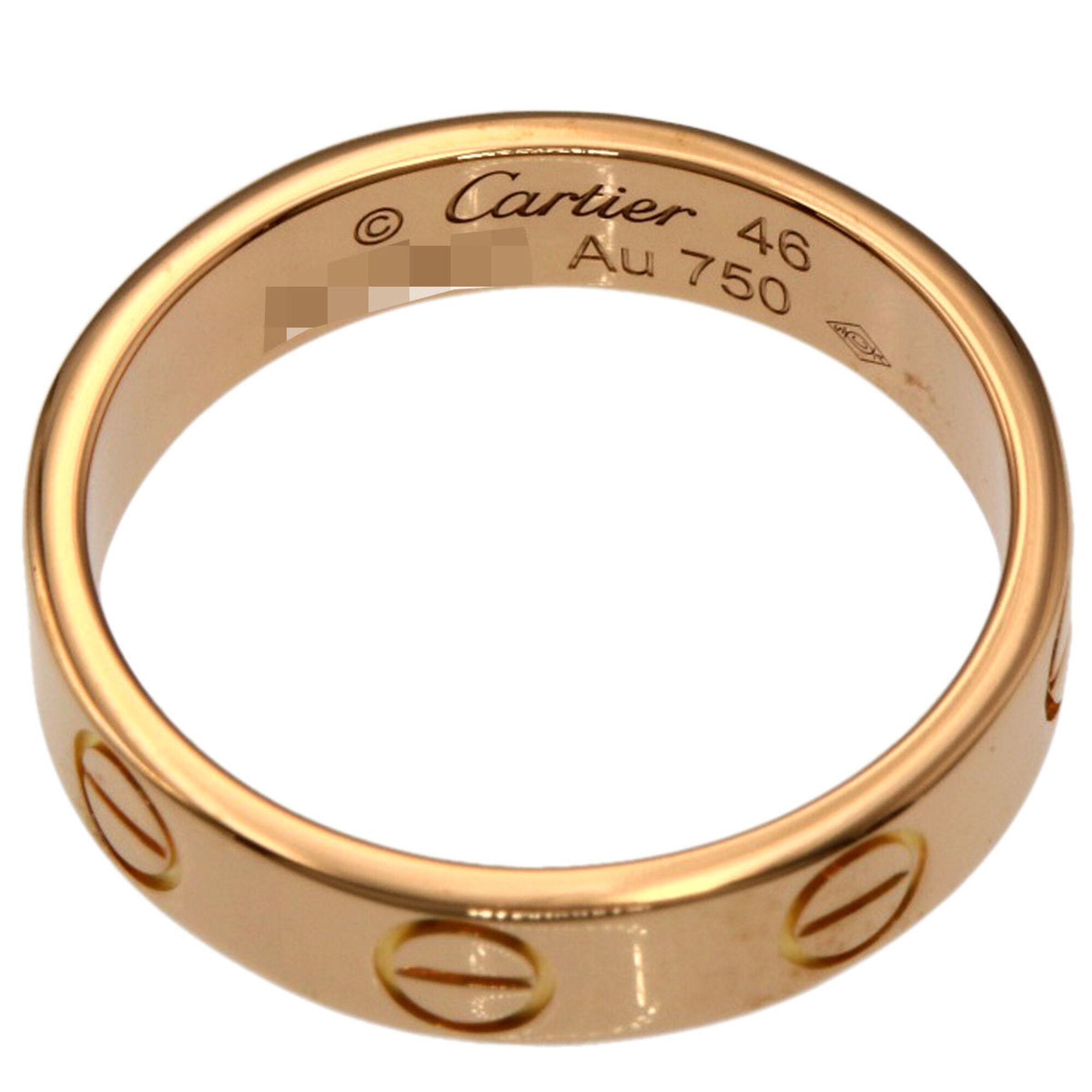Cartier Pink Gold (18K) Band Ring (Pre-Owned)