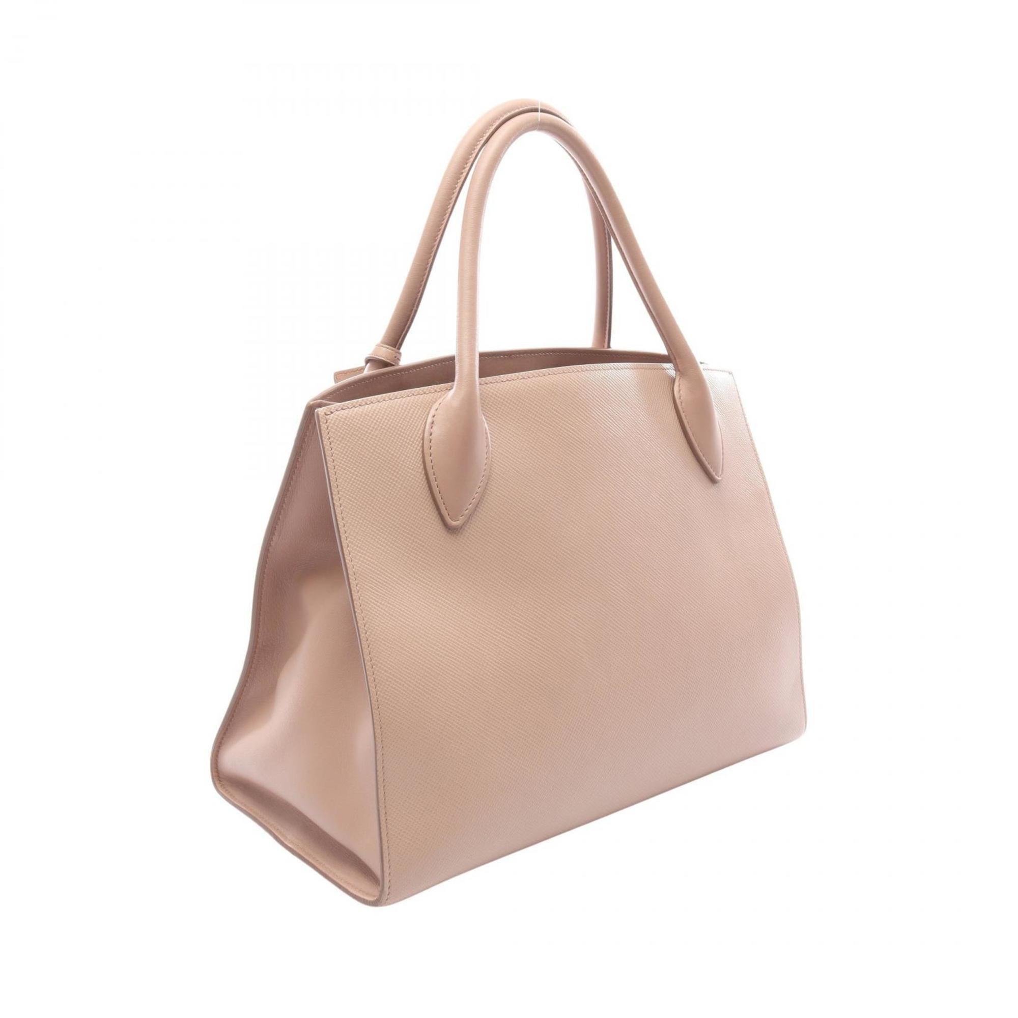 Prada Pink Saffiano Handbag (Pre-Owned)