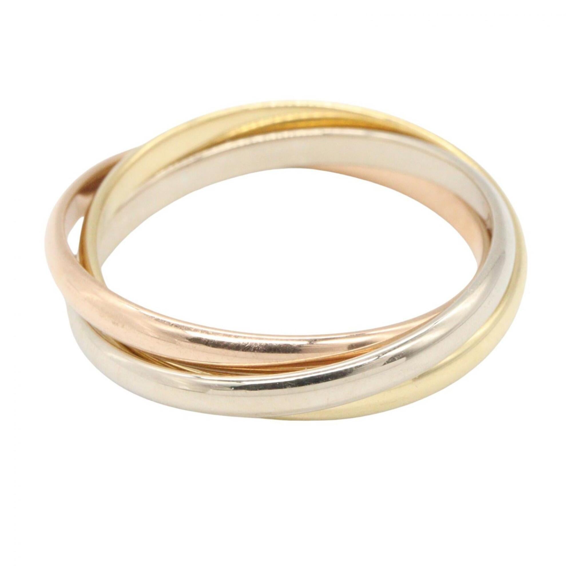 Cartier Pink Gold White Gold Yellow Gold Yellow Gold (18K) Pink Gold (18K) White Gold (18K) Band Ring (Pre-Owned)
