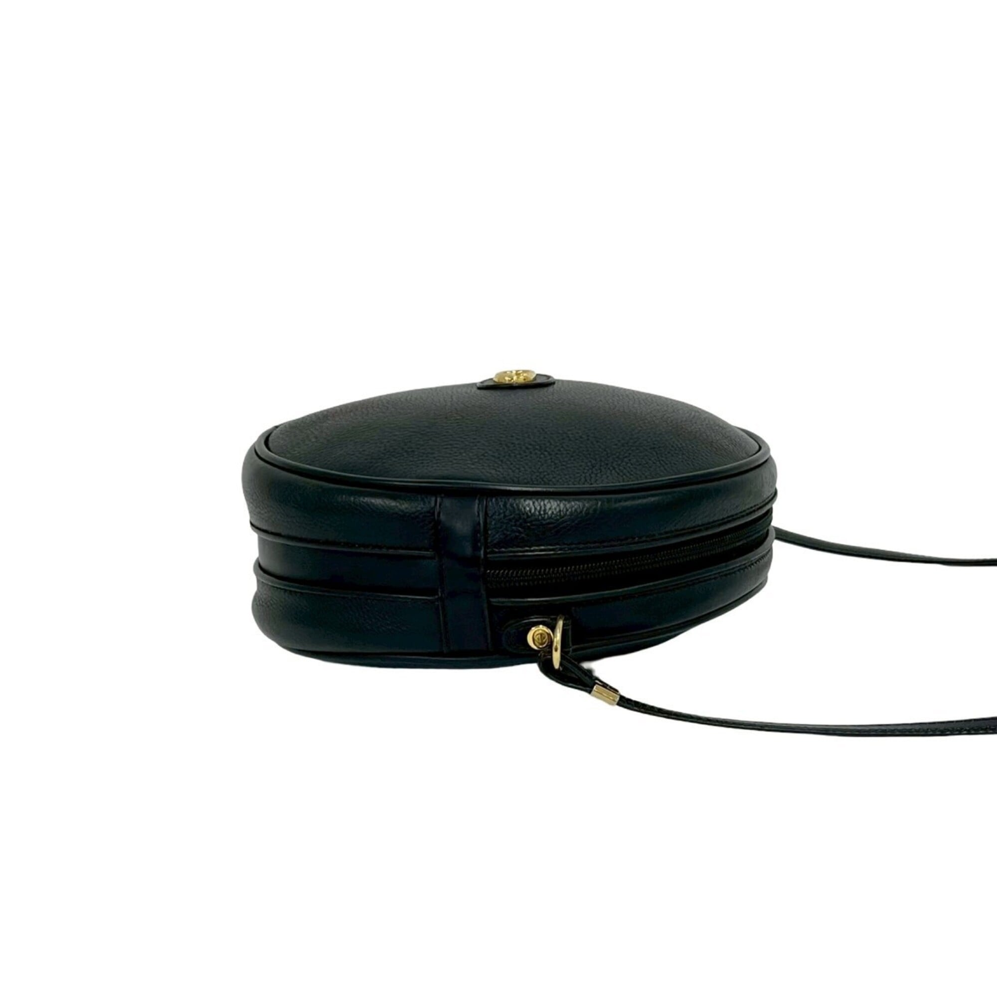 Gucci Black Leather Pochette Shoulder Bag (Pre-Owned)