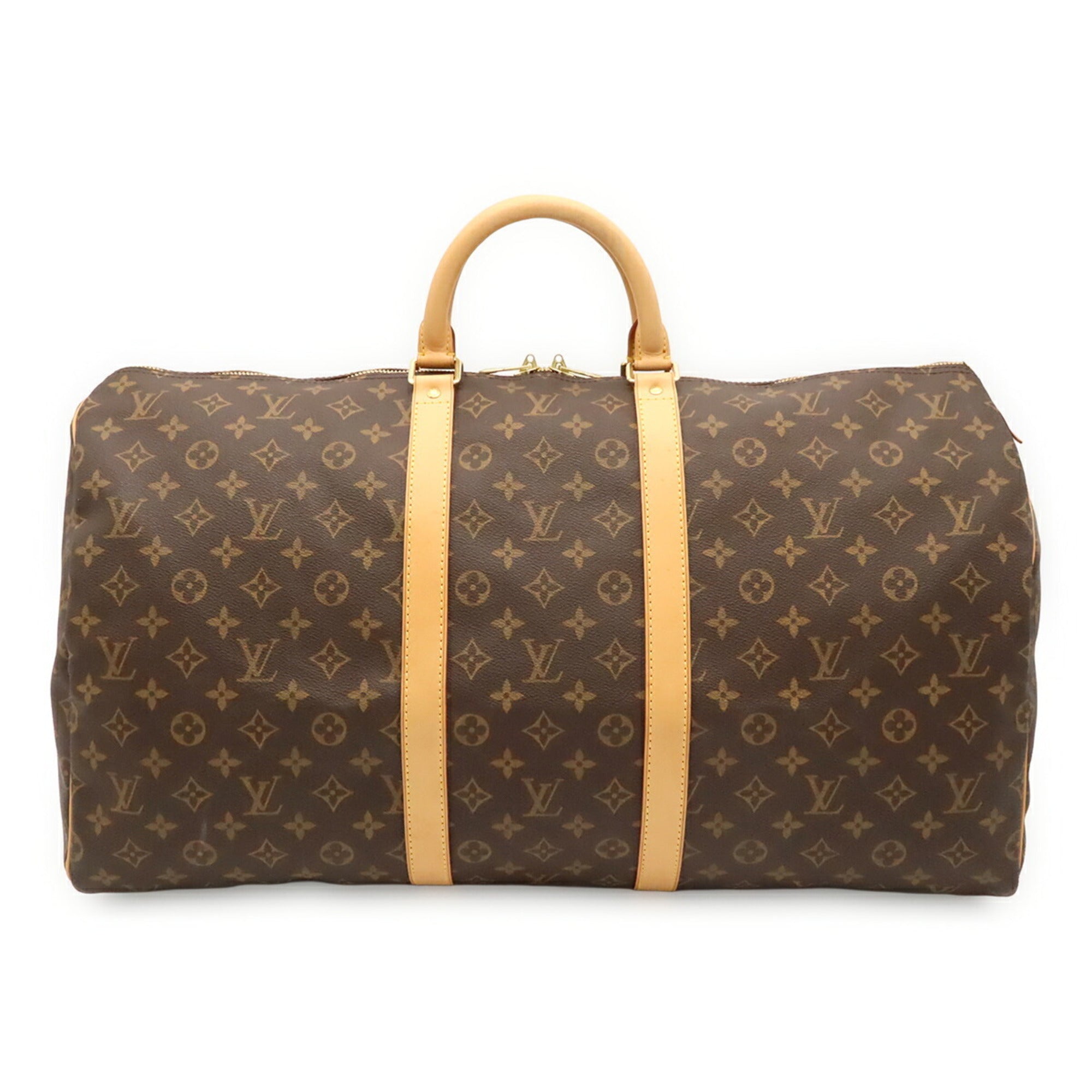 Louis Vuitton Brown Monogram Canvas Boston Bag Handbag (Pre-Owned)