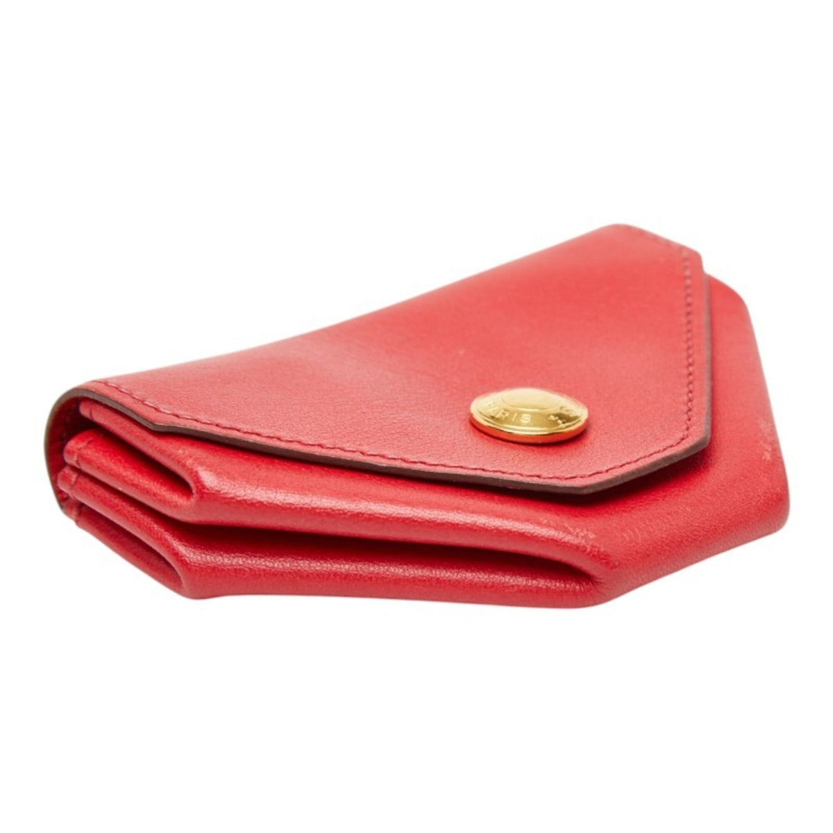 Hermes Red Color Rouge Casaque Coin Purse/Coin Case (Pre-Owned)