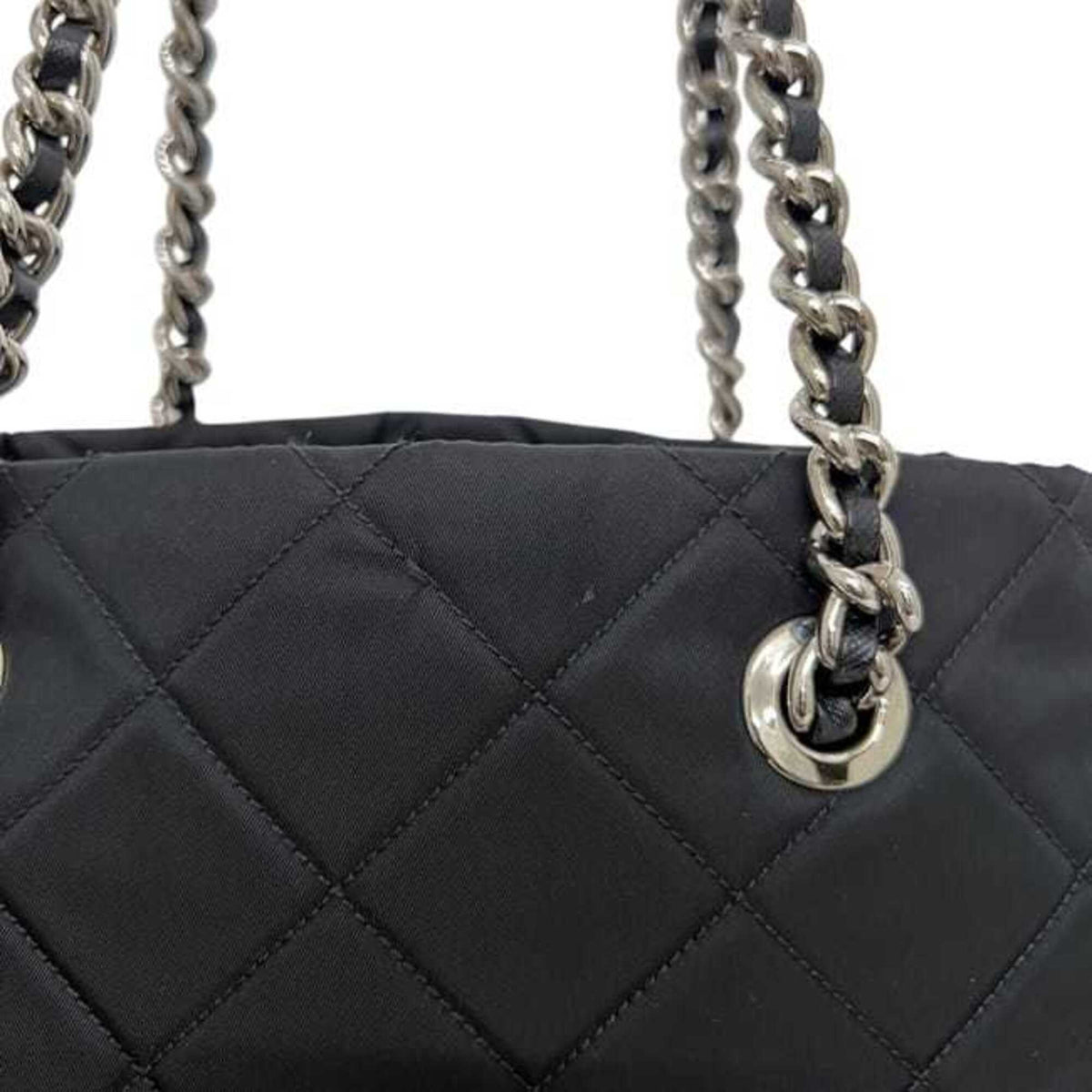 Prada Black Nero Nylon Tote Bag (Pre-Owned)