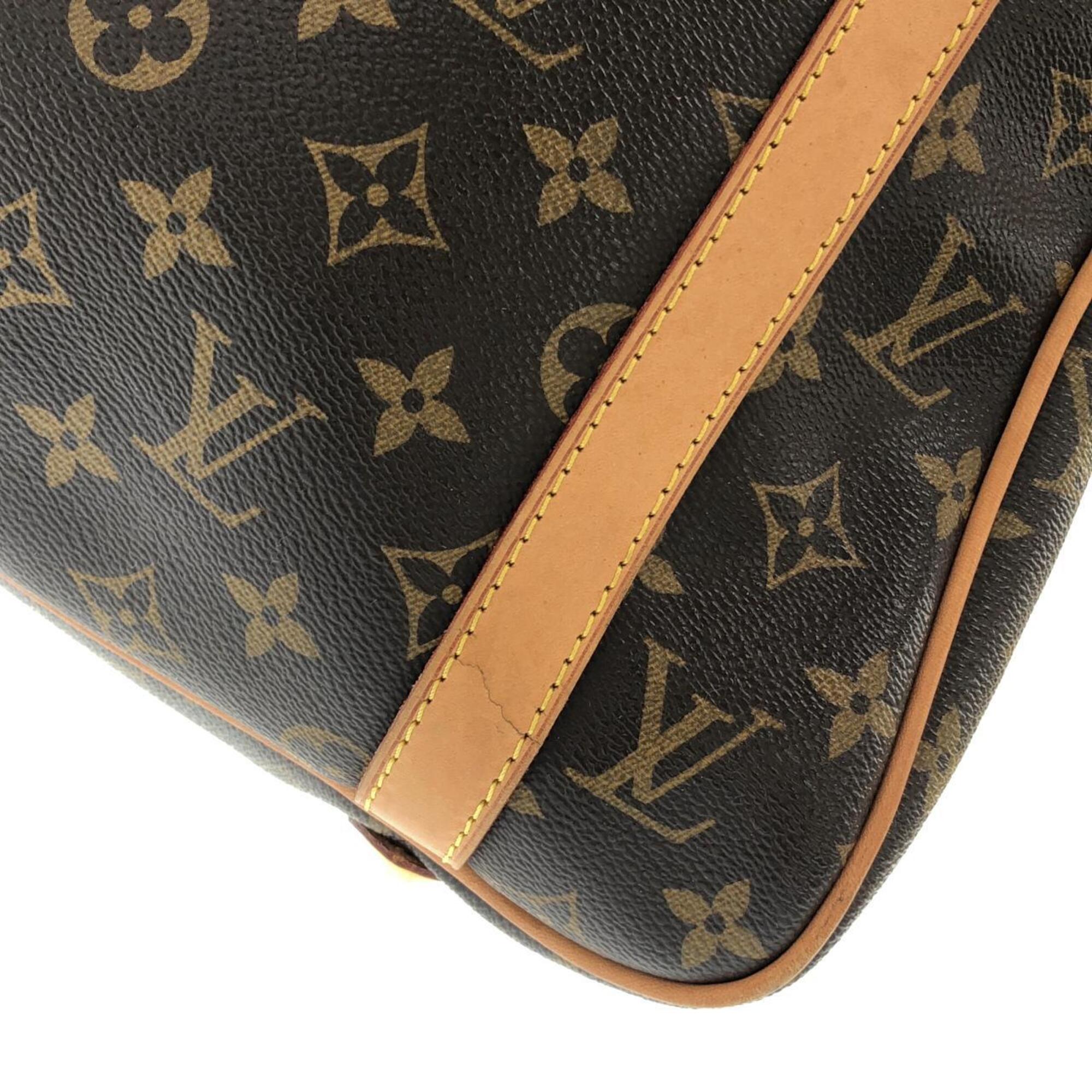 Louis Vuitton Monogram Marron Coated Canvas Shoulder Bag (Pre-Owned)