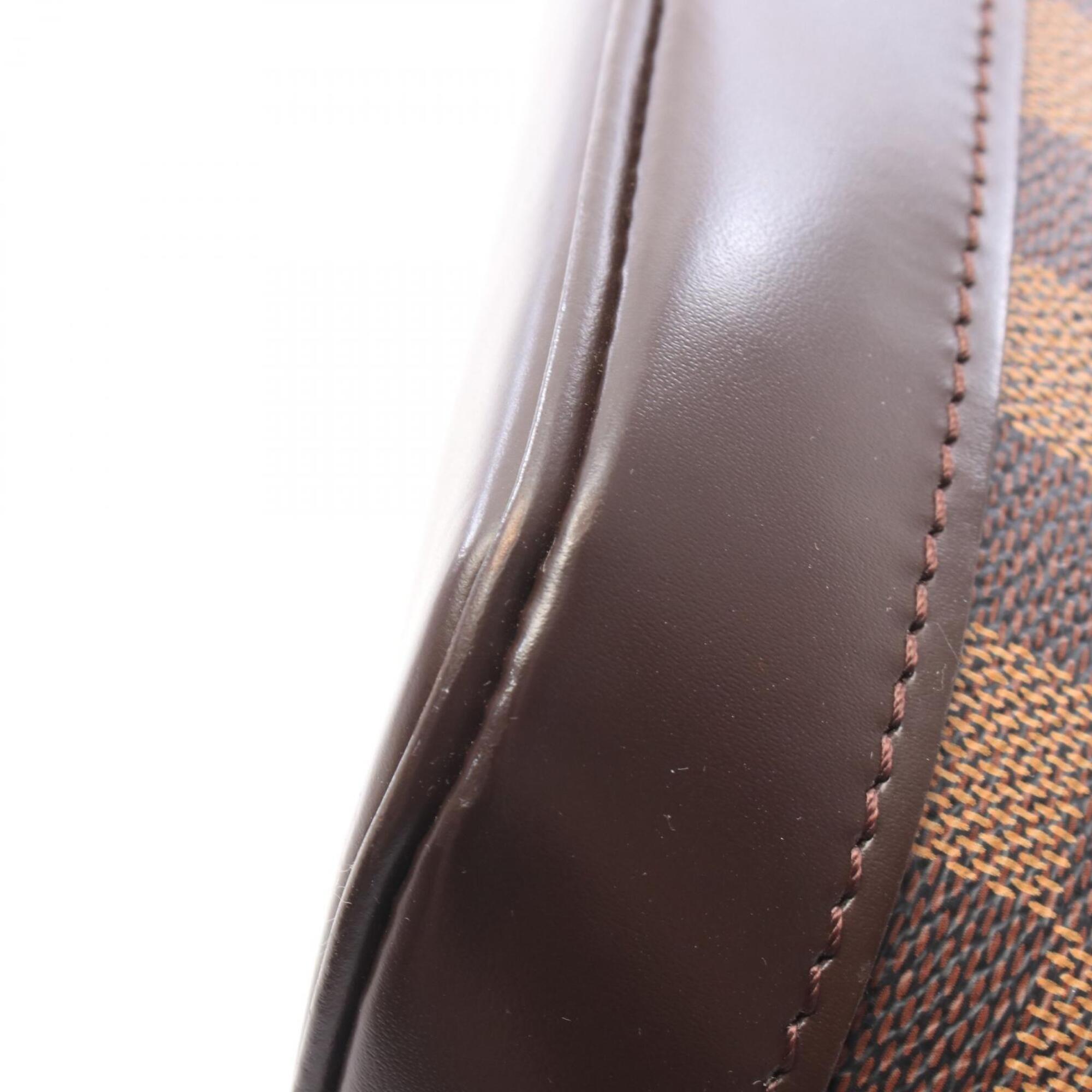 Louis Vuitton Brown Coated Canvas Leather Handbag (Pre-Owned)