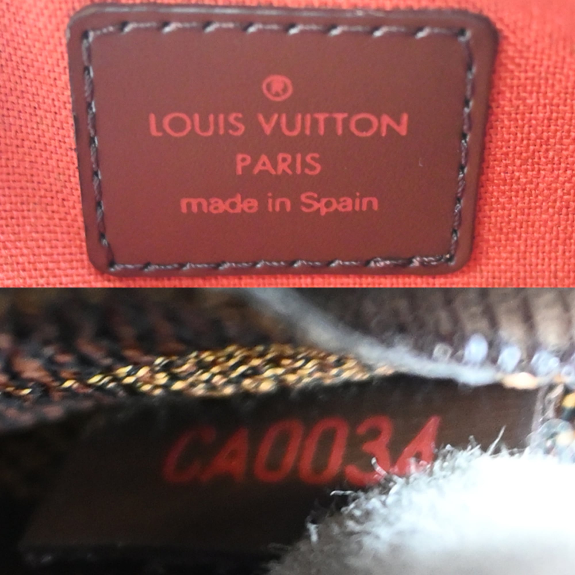 Louis Vuitton Brown Damier Canvas Sling Bag (Pre-Owned)