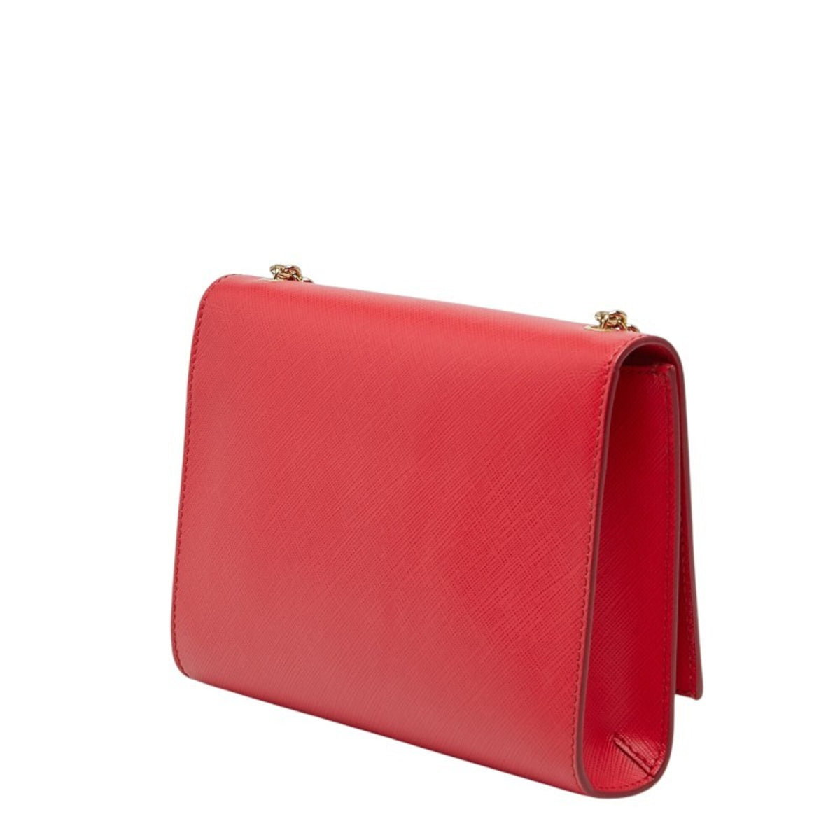 Salvatore Ferragamo Red Color Leather Shoulder Bag (Pre-Owned)