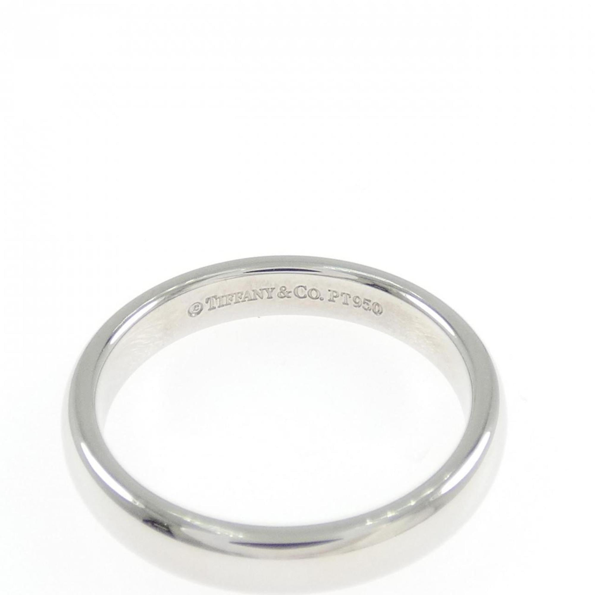 Tiffany Platinum Platinum 950 Band Ring (Pre-Owned)
