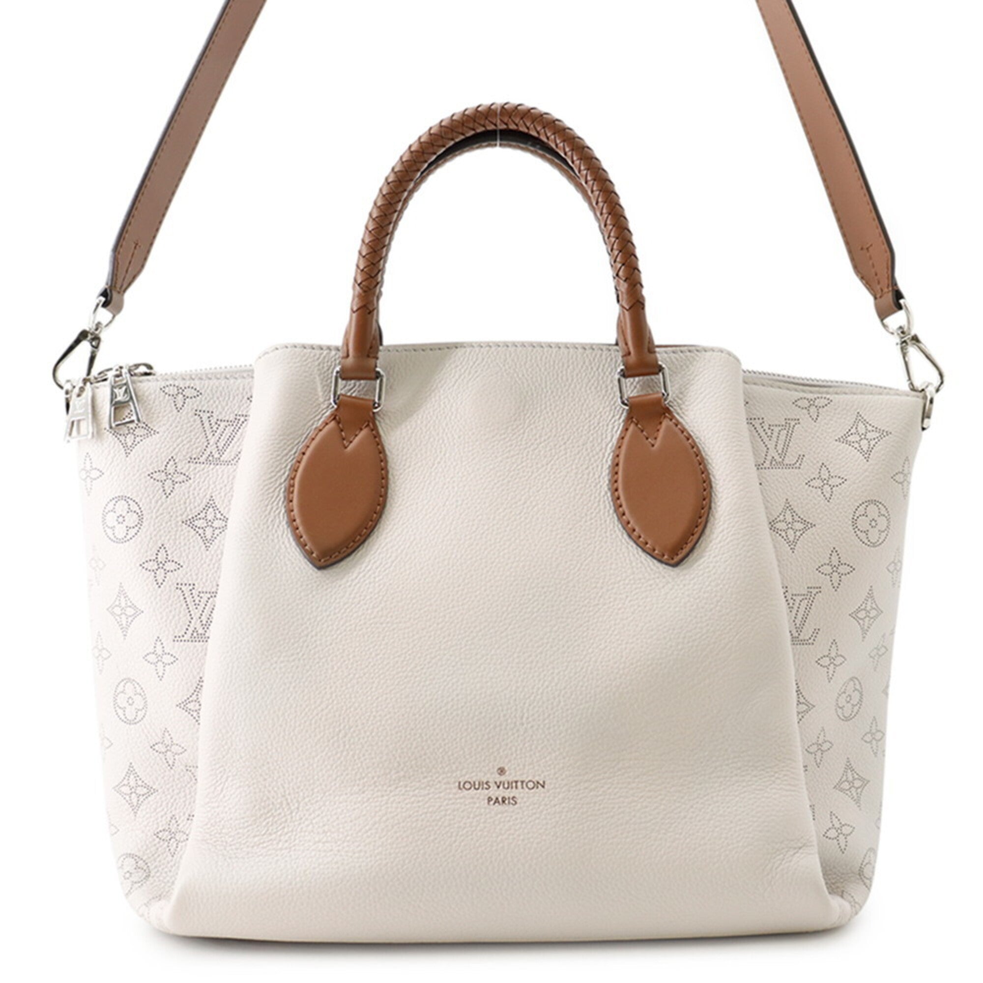 Louis Vuitton Galle Monogram Mahina Leather Handbag Shoulder Bag (Pre-Owned)