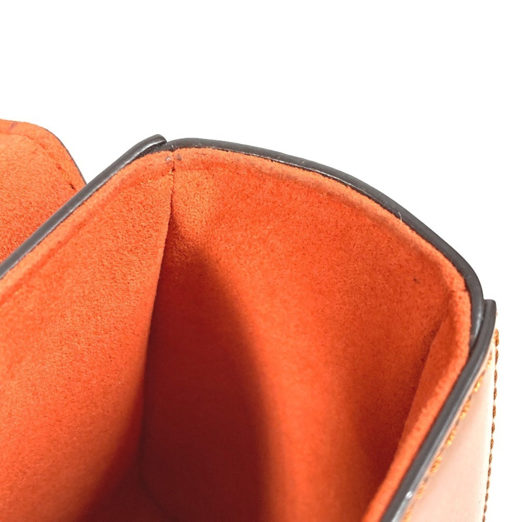 Louis Vuitton Brown Orange Monogram Canvas Shoulder Bag (Pre-Owned)