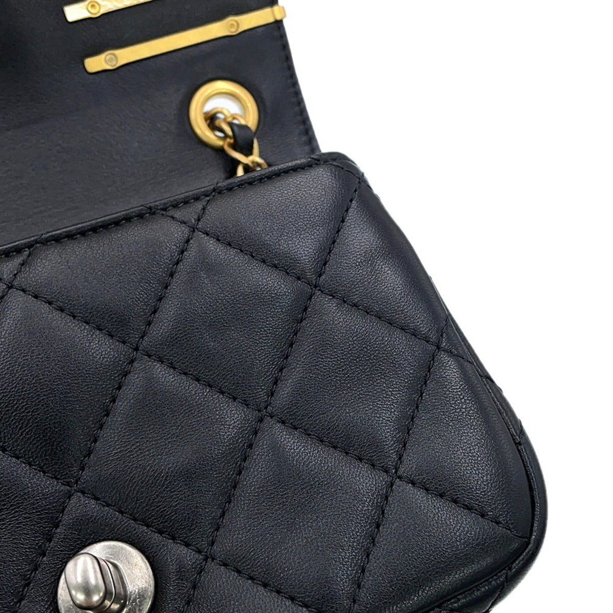Chanel Black Rhinestone Handbag Shoulder Bag (Pre-Owned)