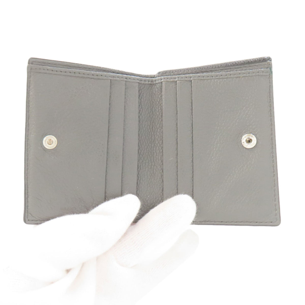 Prada Black Leather Wallet (Bi-Fold) (Pre-Owned)