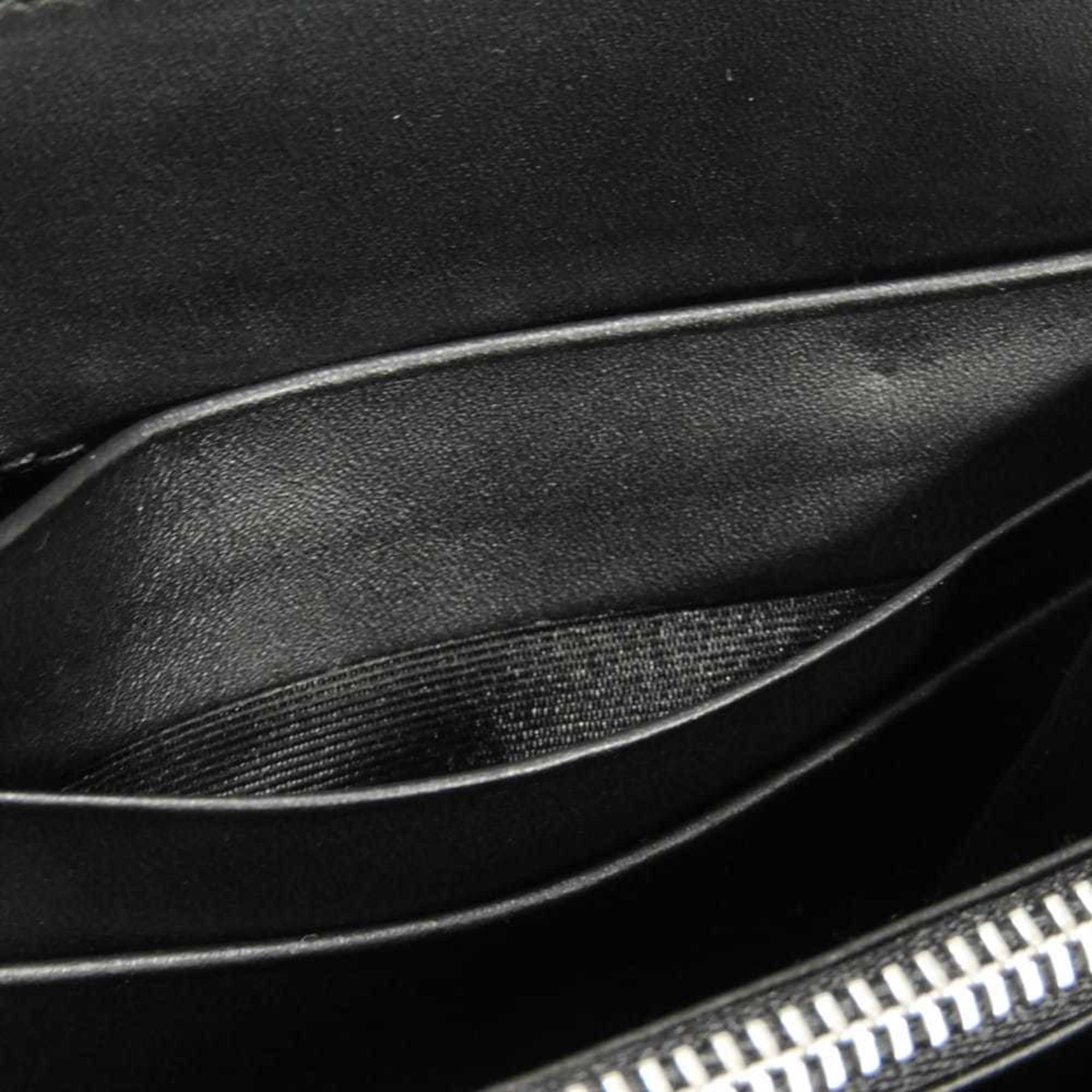 Loewe Black Leather Long Wallet (Bi-Fold) (Pre-Owned)