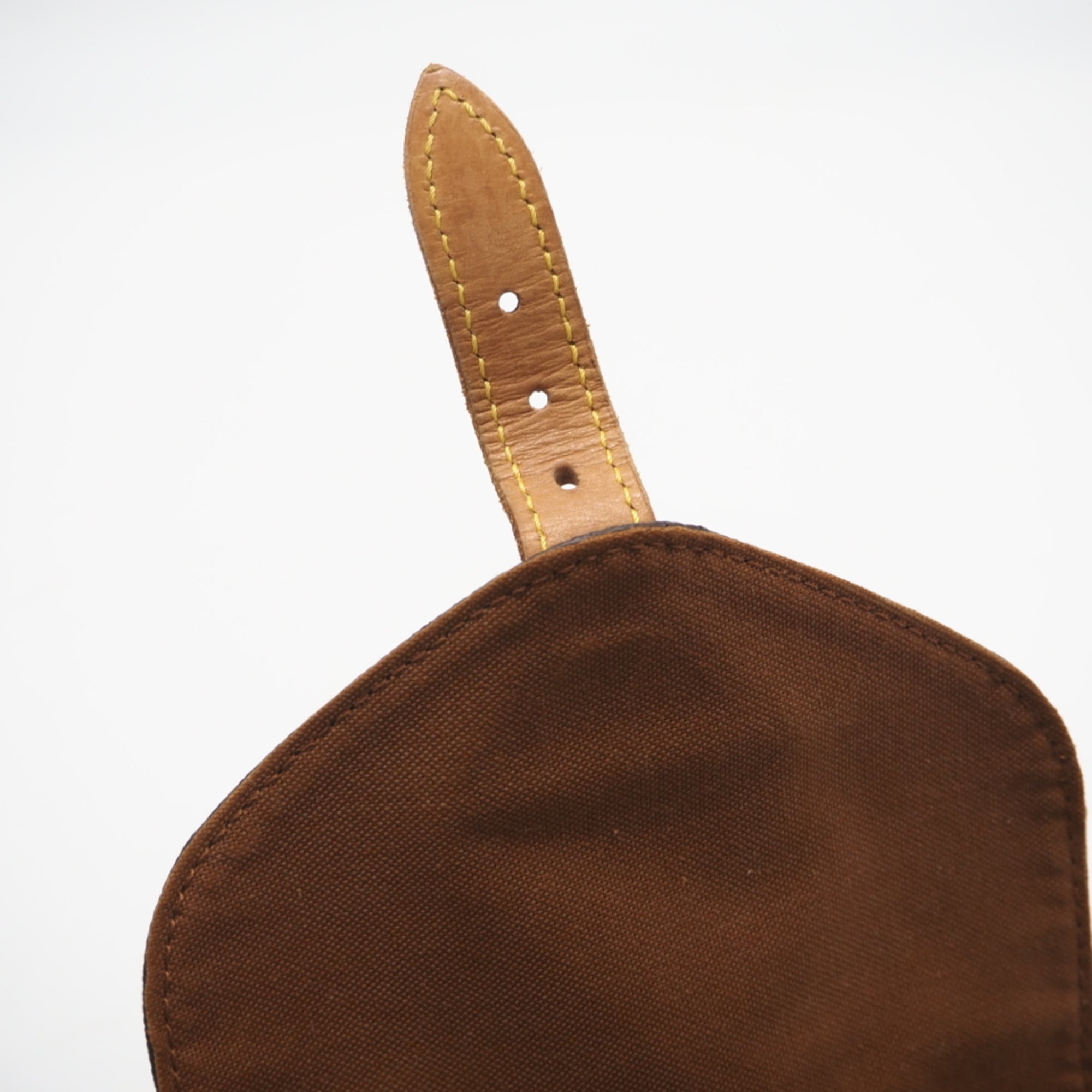 Louis Vuitton Brown Coated Canvas Leather Backpack (Pre-Owned)