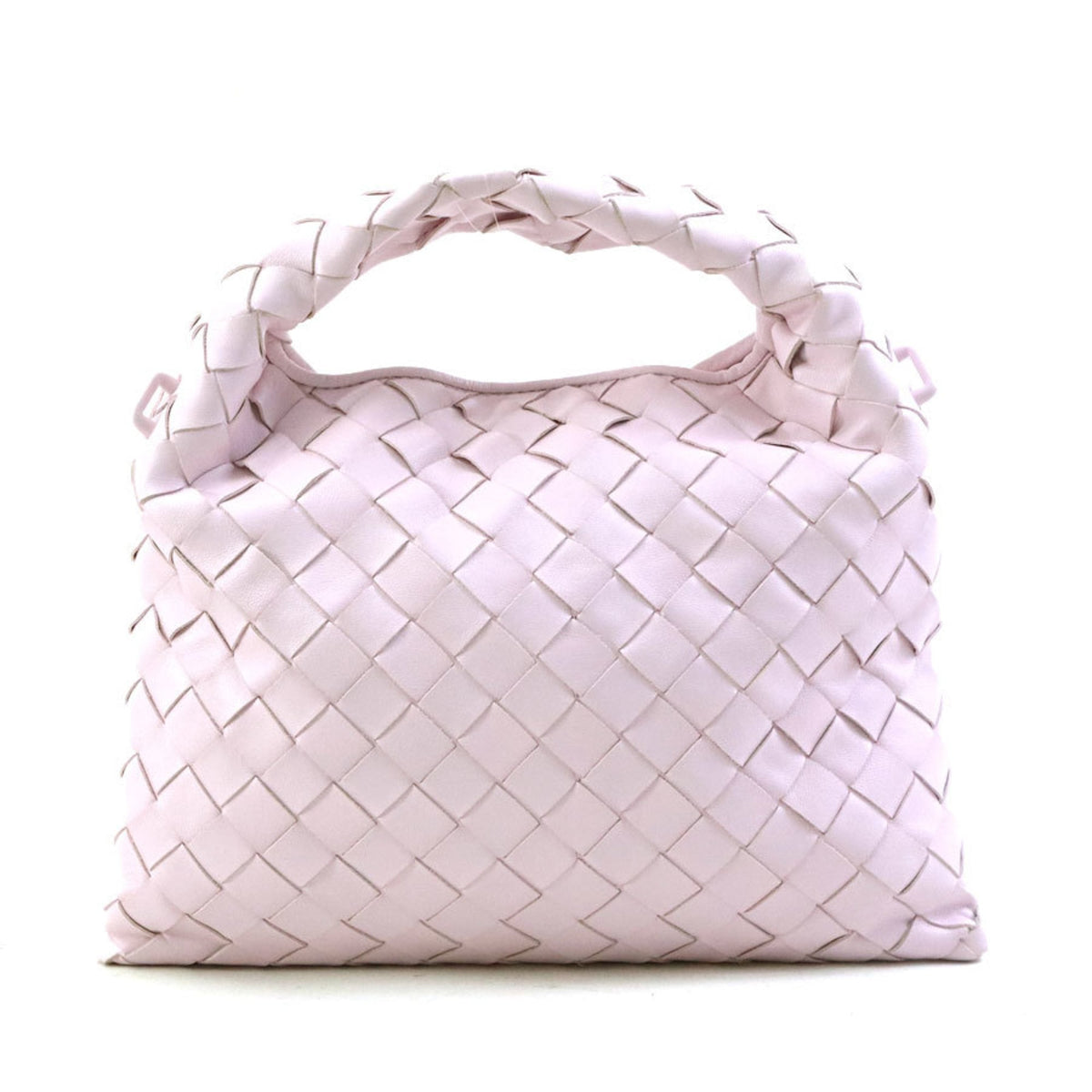 Bottega Veneta Light Pink Intrecciato Handbag Shoulder Bag (Pre-Owned)