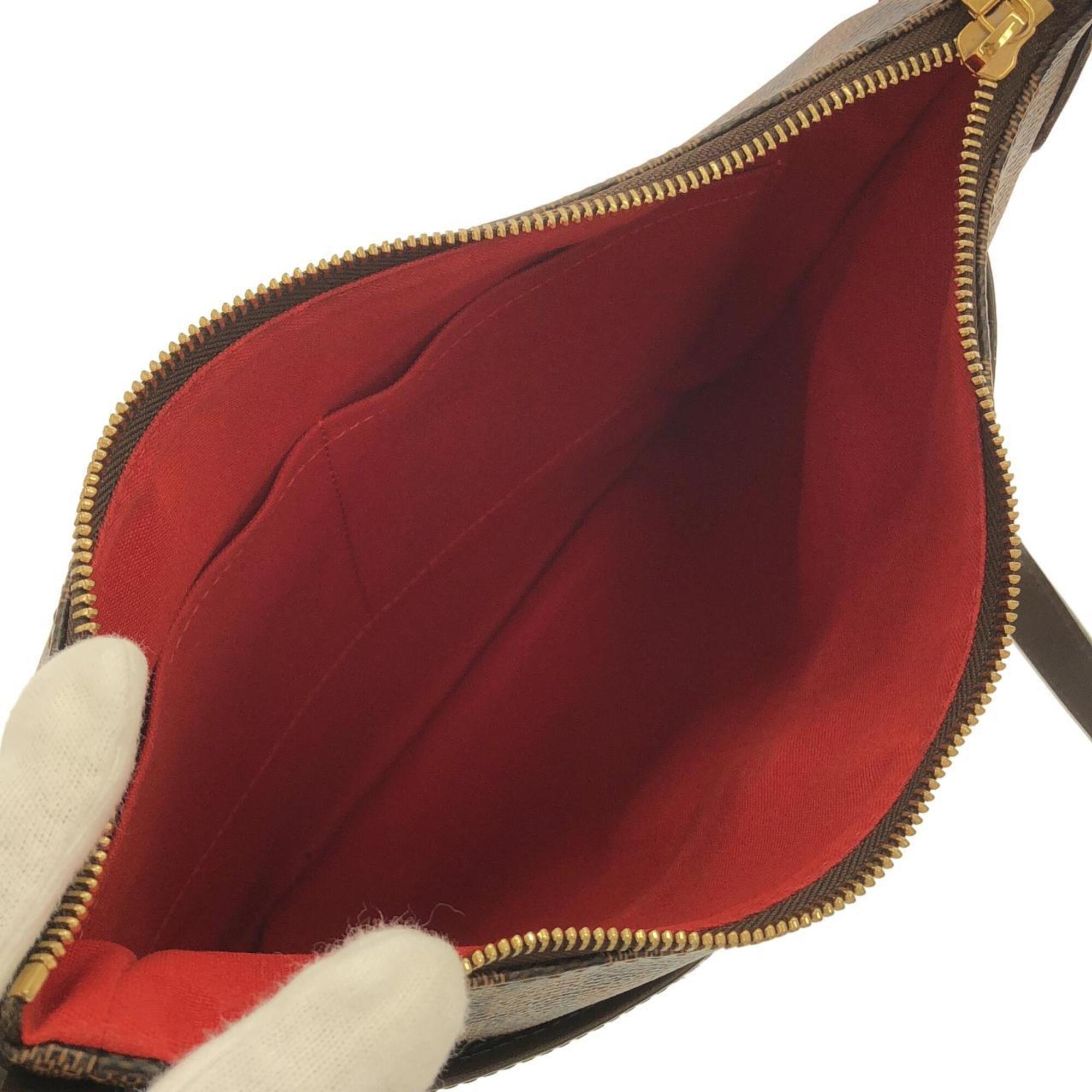 Louis Vuitton Brown Coated Canvas Shoulder Bag (Pre-Owned)