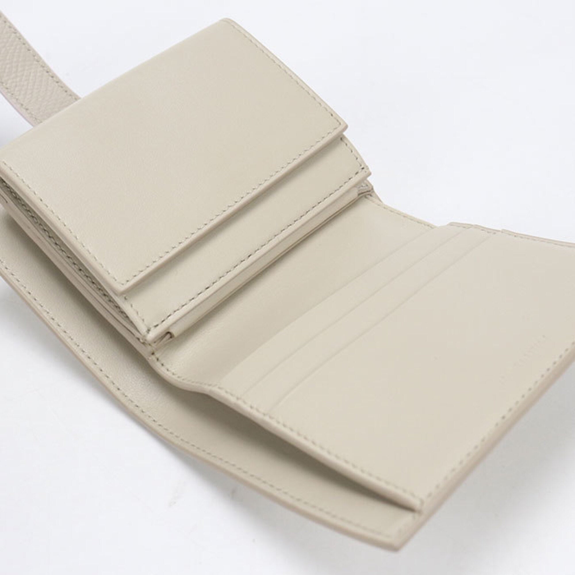 Celine Beige Leather Wallet (Bi-Fold) (Pre-Owned)