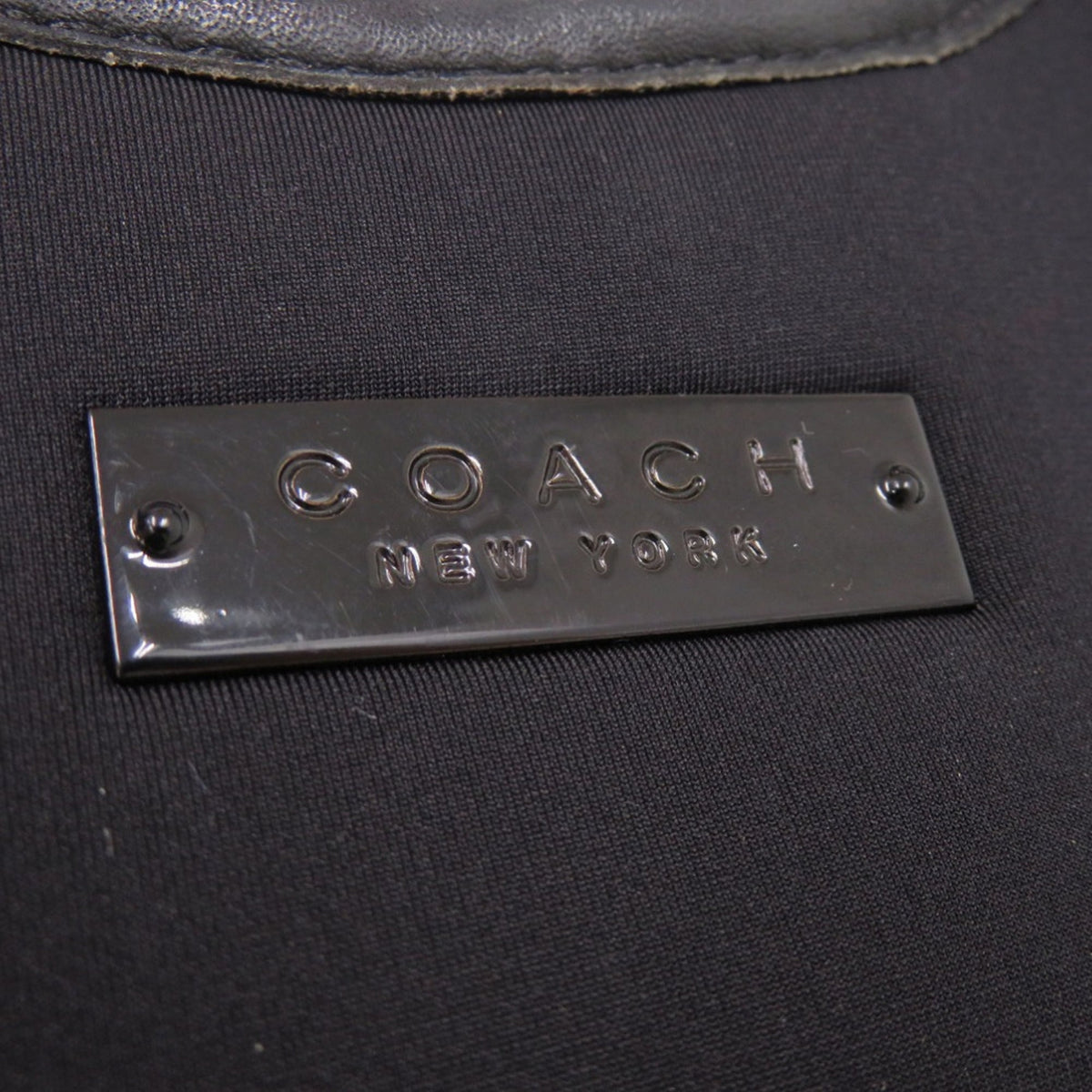 Coach Black Nylon Handbag (Pre-Owned)