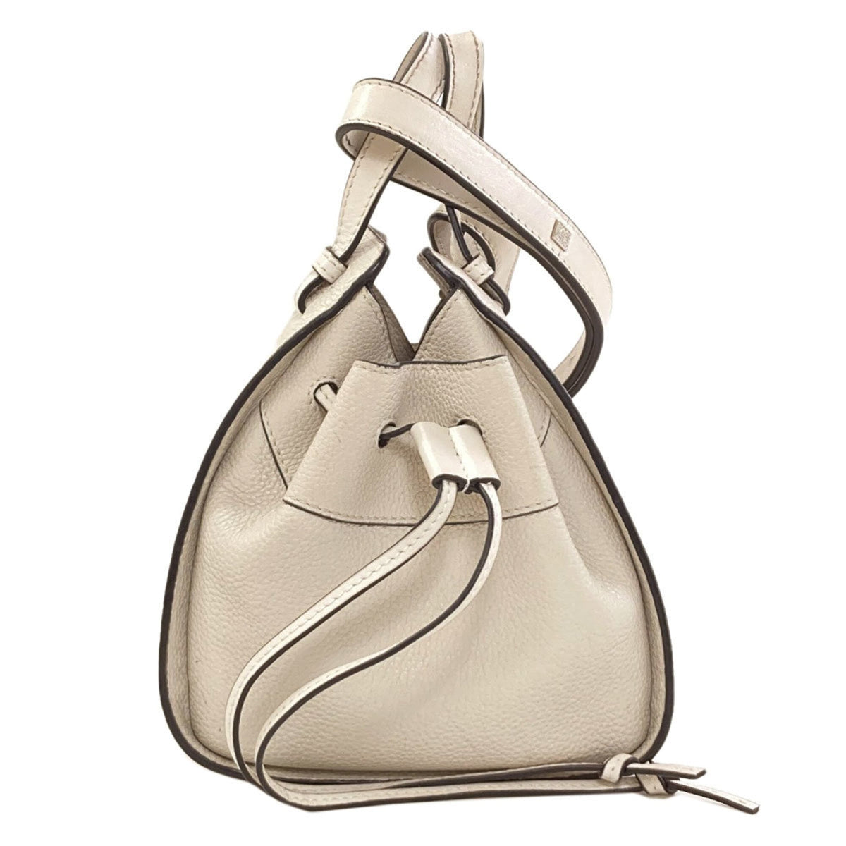 Loewe Hammock White Leather Handbag (Pre-Owned)