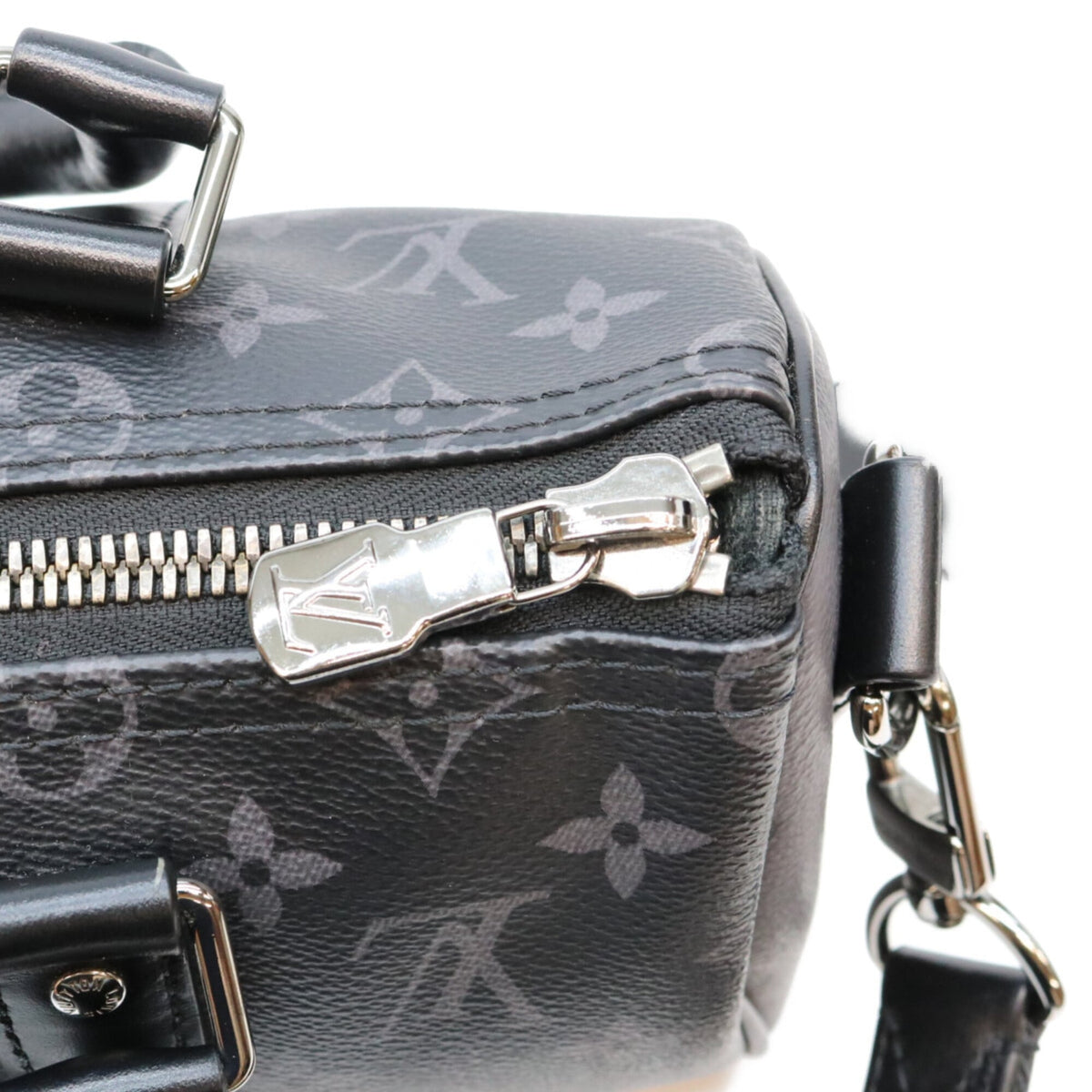 Louis Vuitton Black Monogram Eclipse Boston Bag (Pre-Owned)