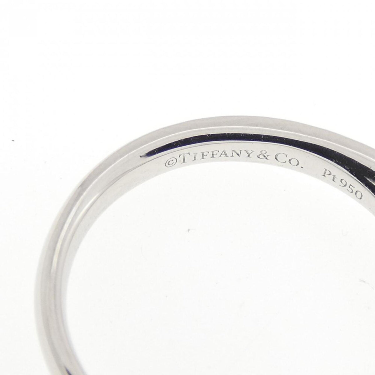 Tiffany Platinum 950 Band Ring (Pre-Owned)