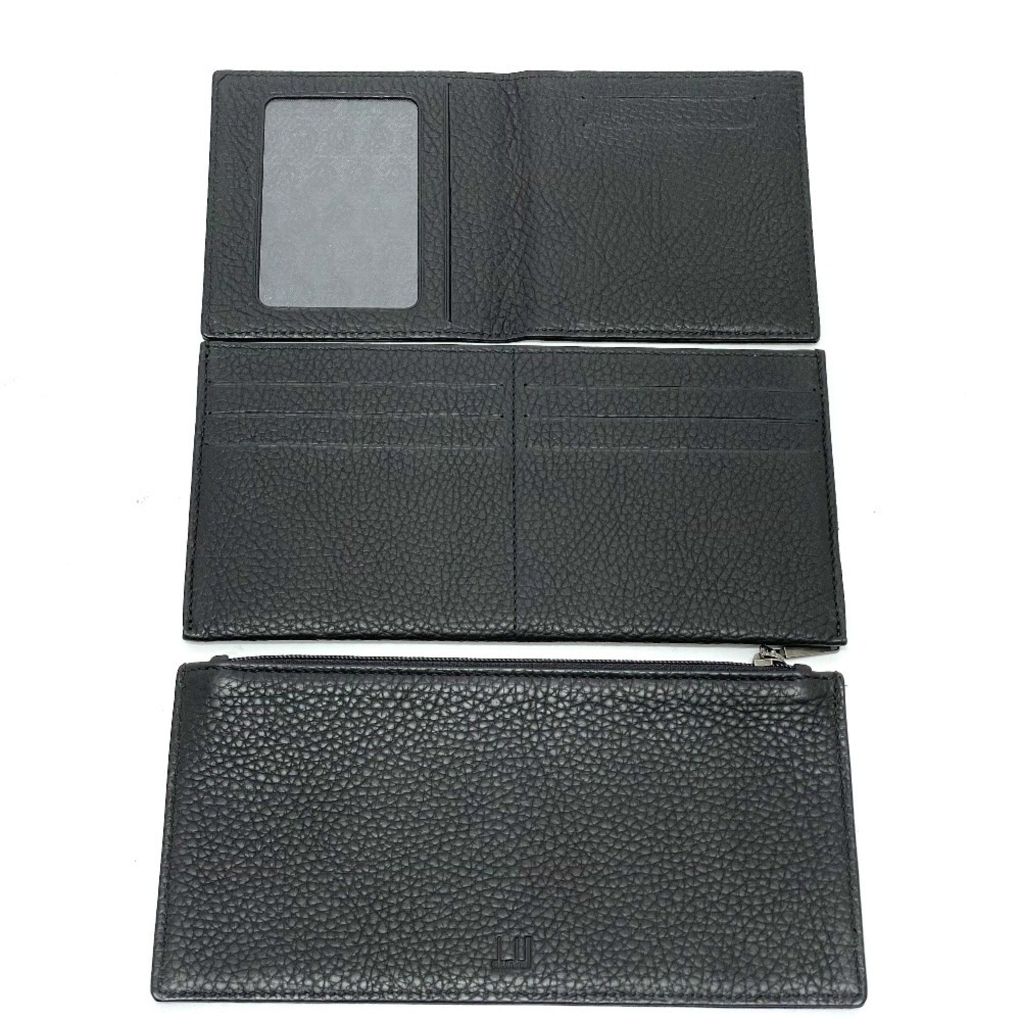 Dunhill Black Leather Pouch (Pre-Owned)