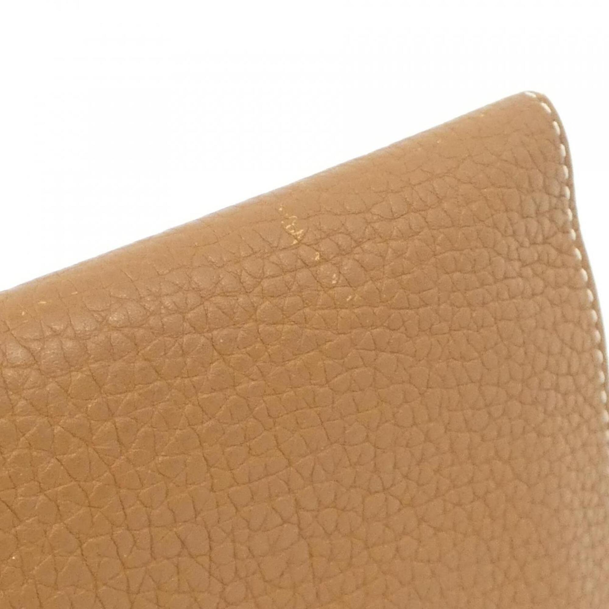 Hermes Togo Leather Long Wallet (Bi-Fold) (Pre-Owned)
