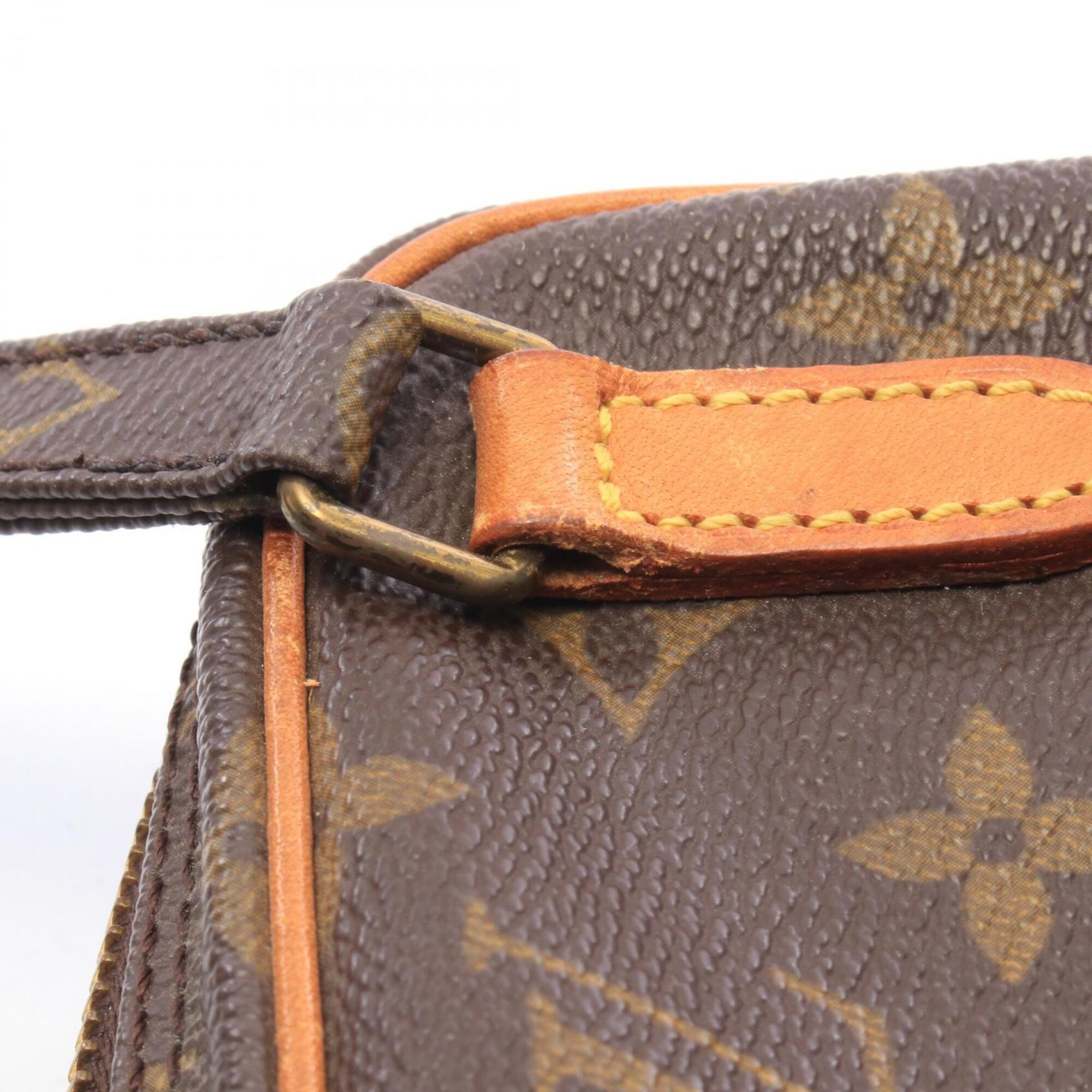 Louis Vuitton Brown Pvc Leather Handbag Shoulder Bag (Pre-Owned)
