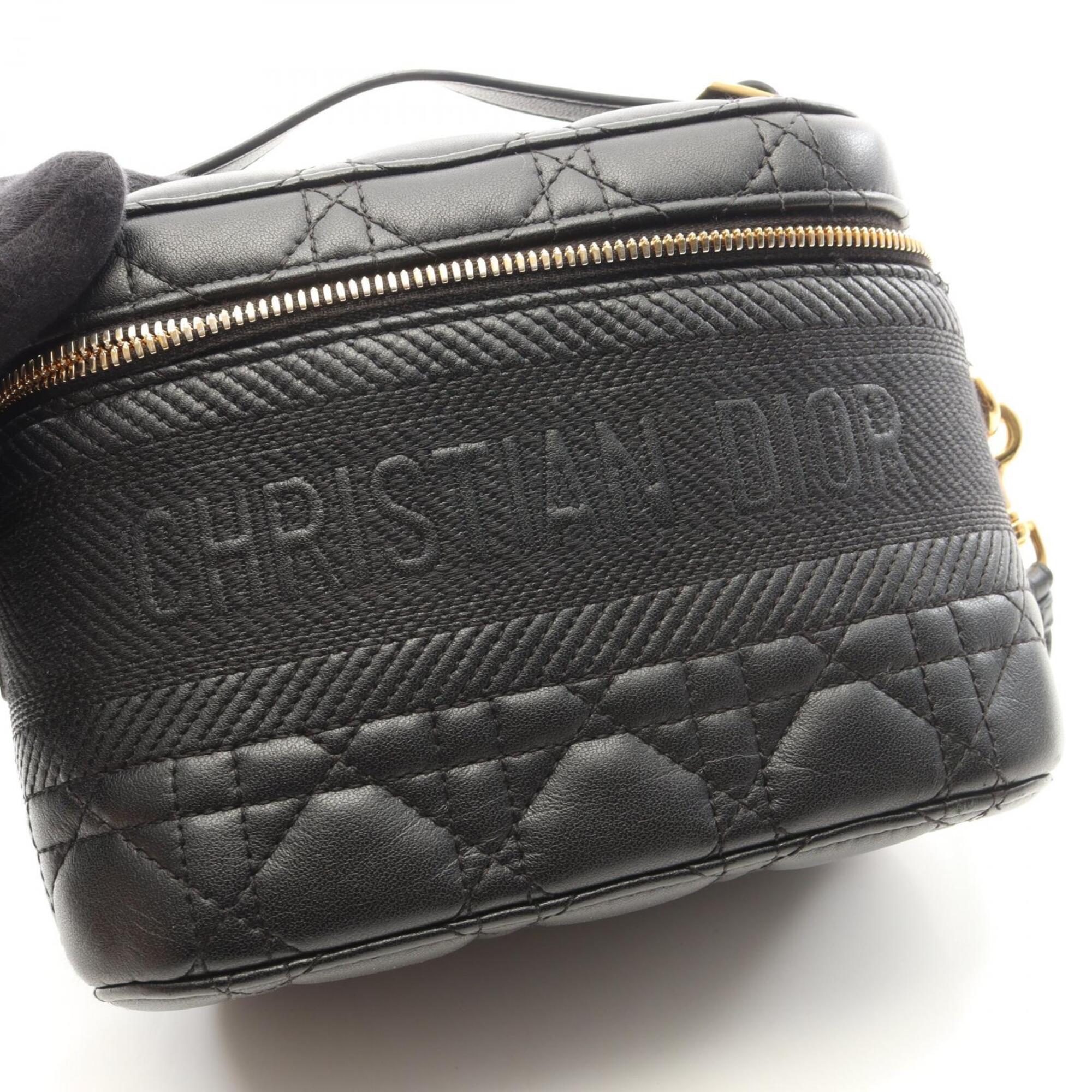 Christian Dior Black Leather Handbag (Pre-Owned)