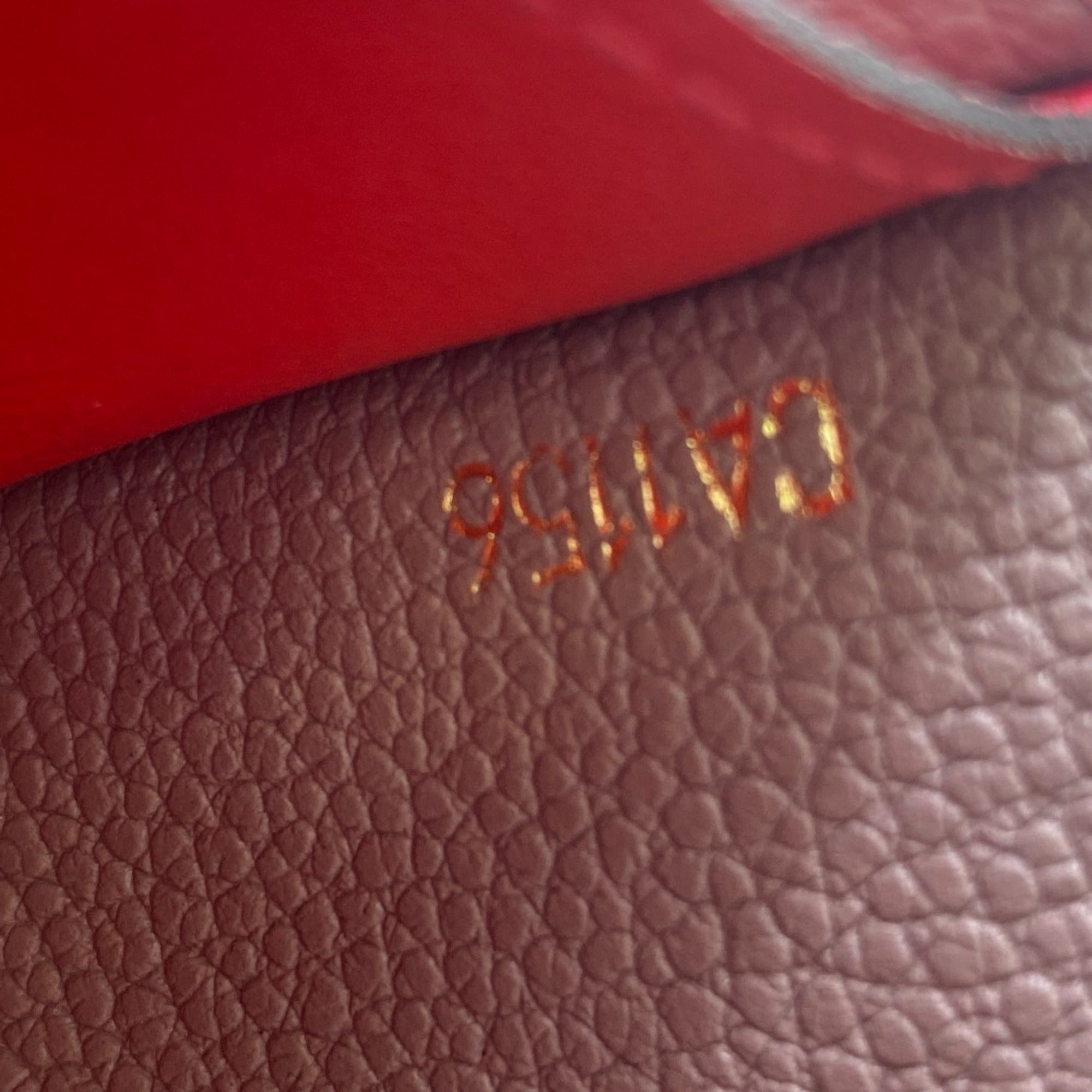 Louis Vuitton Gray Pink Monogram Empreinte Long Wallet (Tri-Fold) (Pre-Owned)