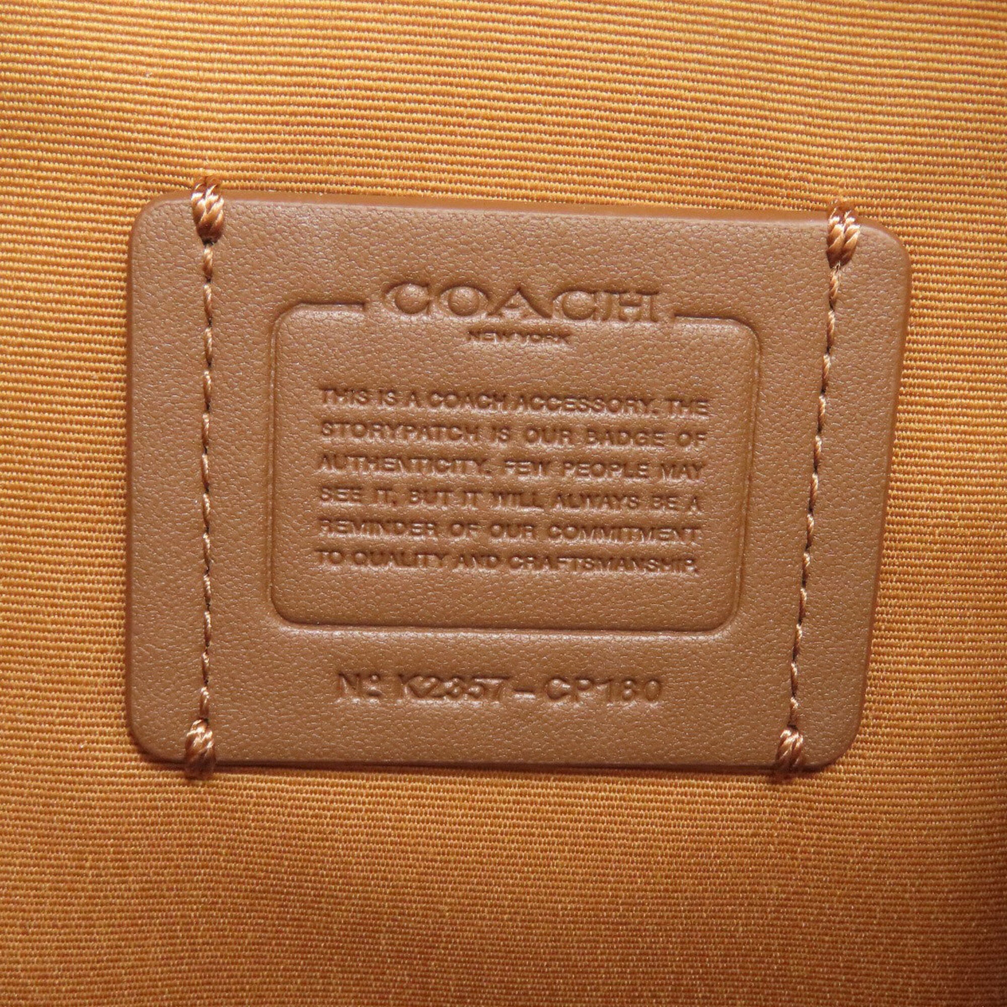 Coach Black Leather Shoulder Bag (Pre-Owned)