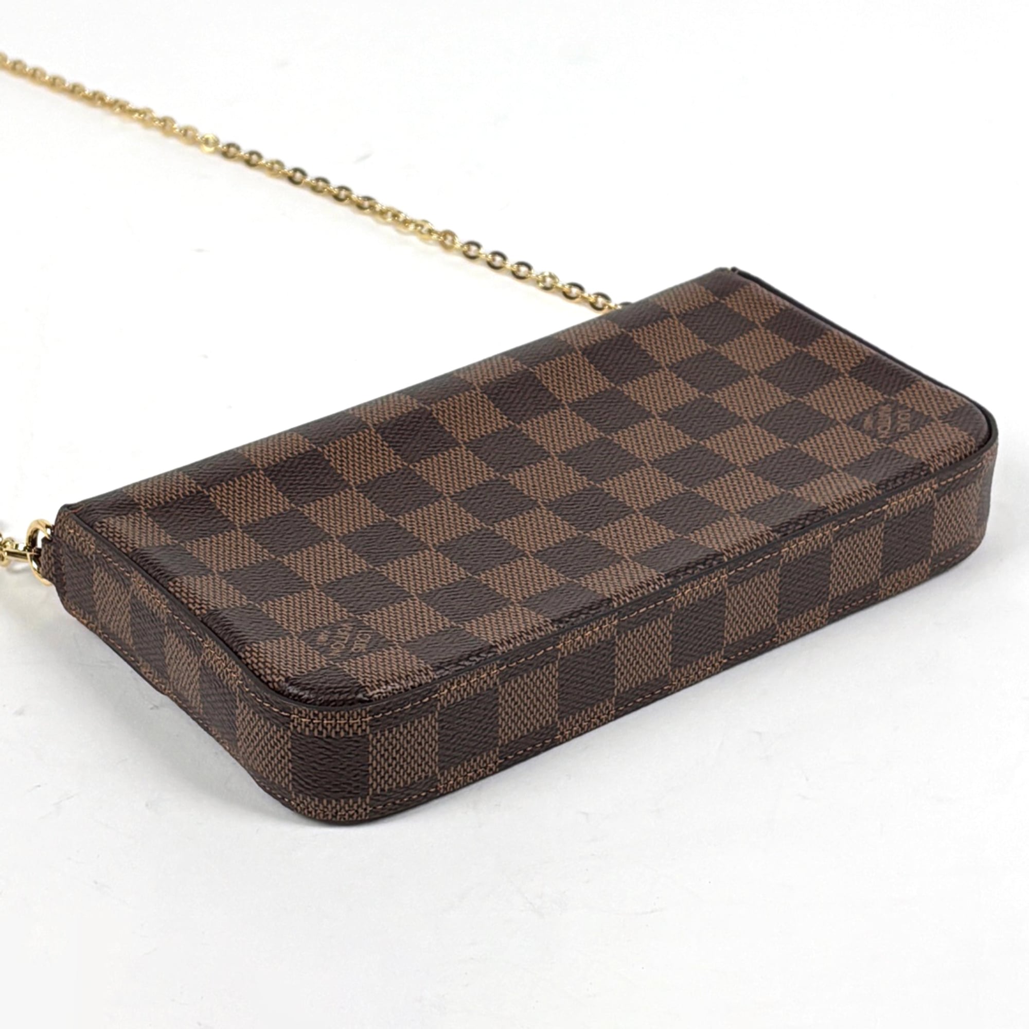 Louis Vuitton Brown Pochette Shoulder Bag (Pre-Owned)