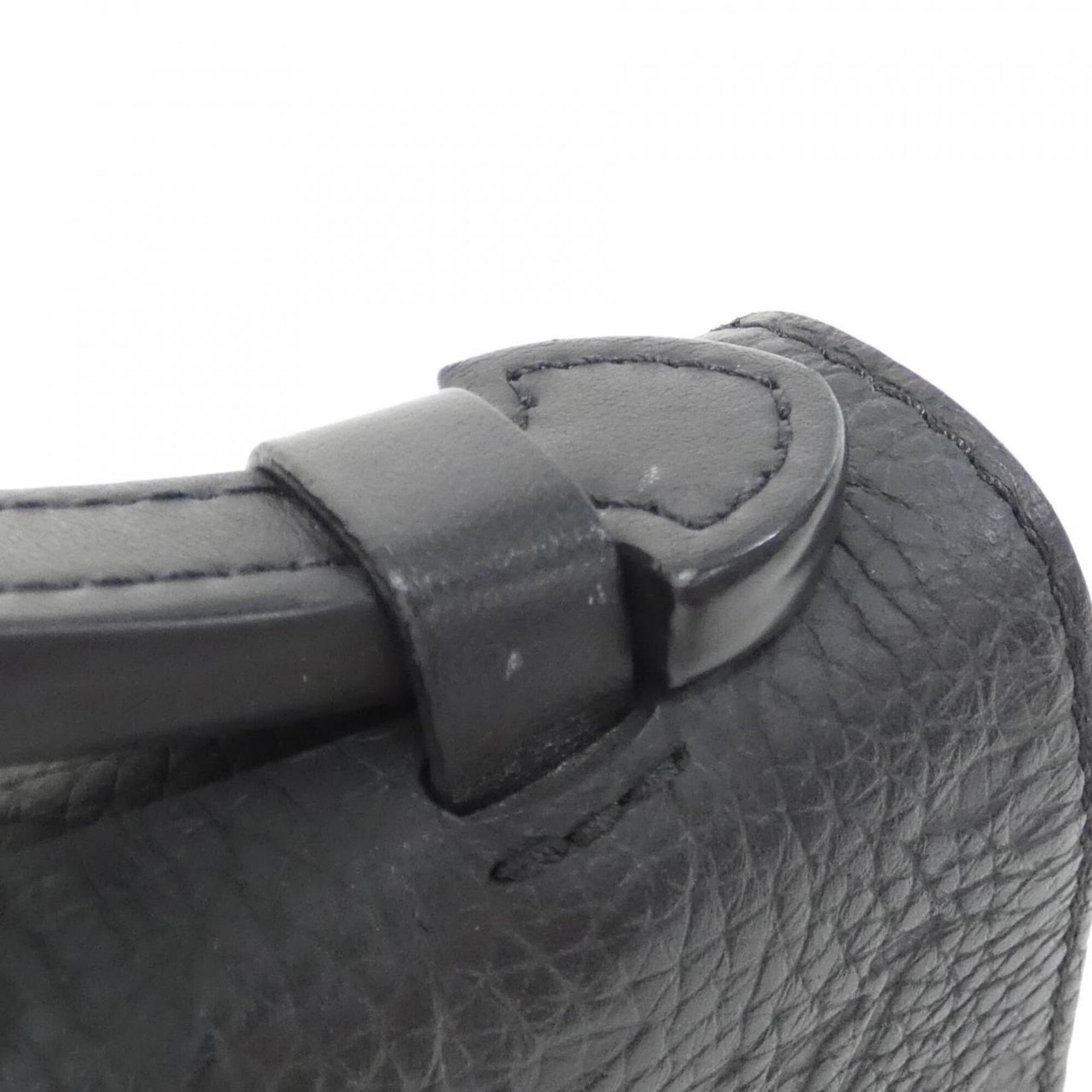 Louis Vuitton Black Monogram Leather Handbag (Pre-Owned)
