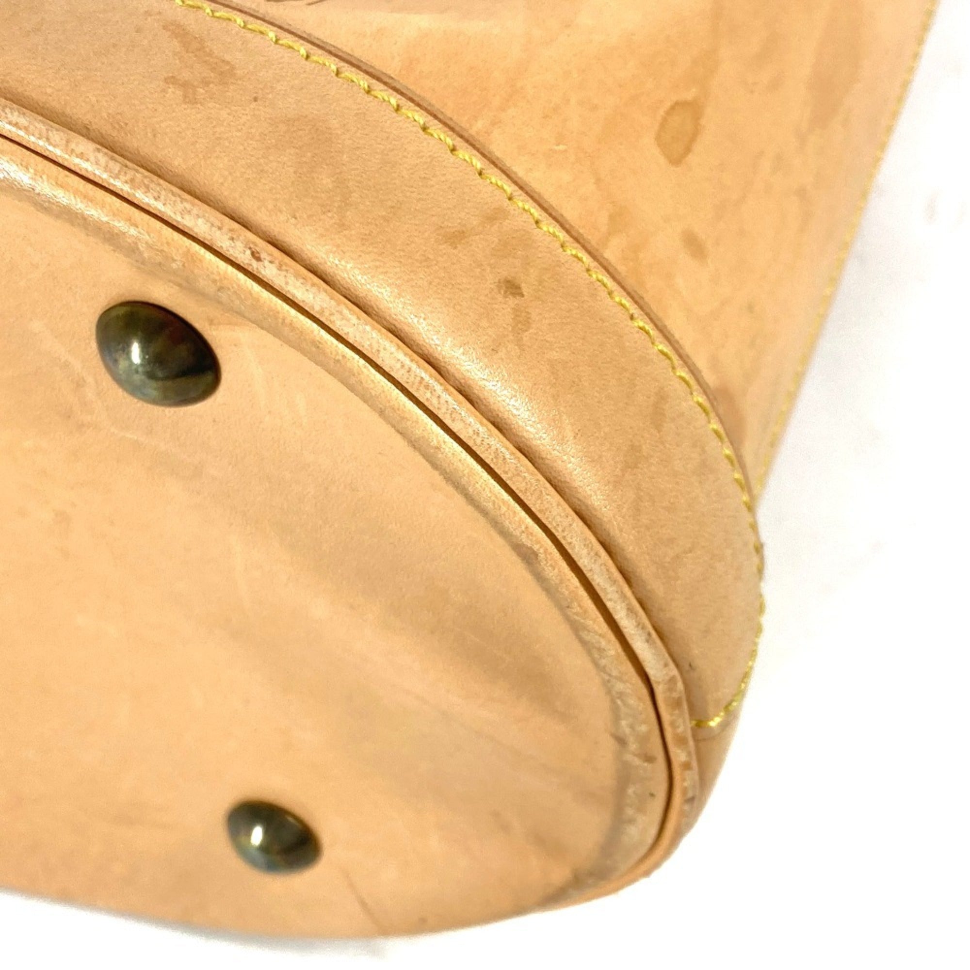 Louis Vuitton Beige Nomade Leather Shoulder Bag Tote Bag (Pre-Owned)
