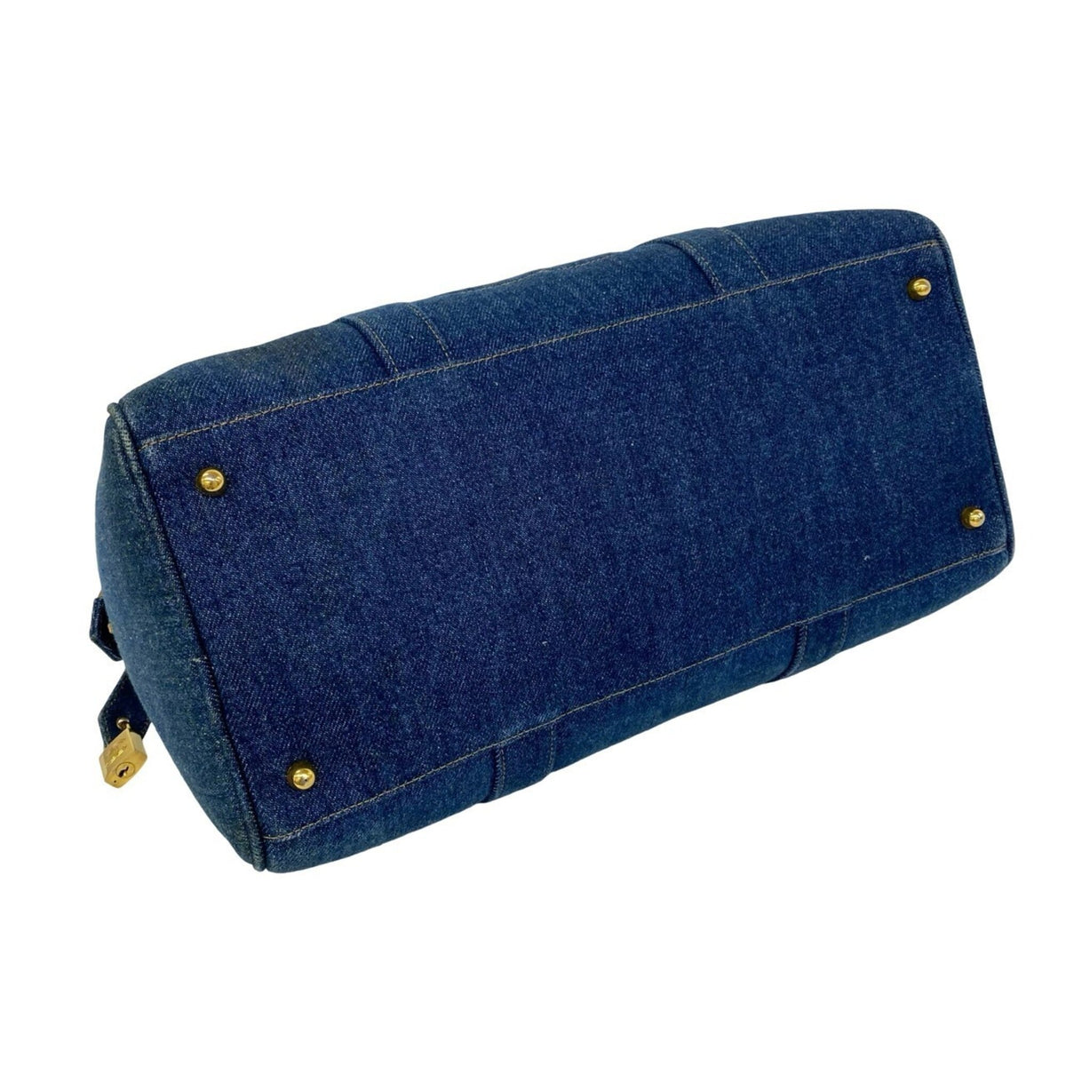 Chanel Denim Blue Denim Handbag Shoulder Bag (Pre-Owned)
