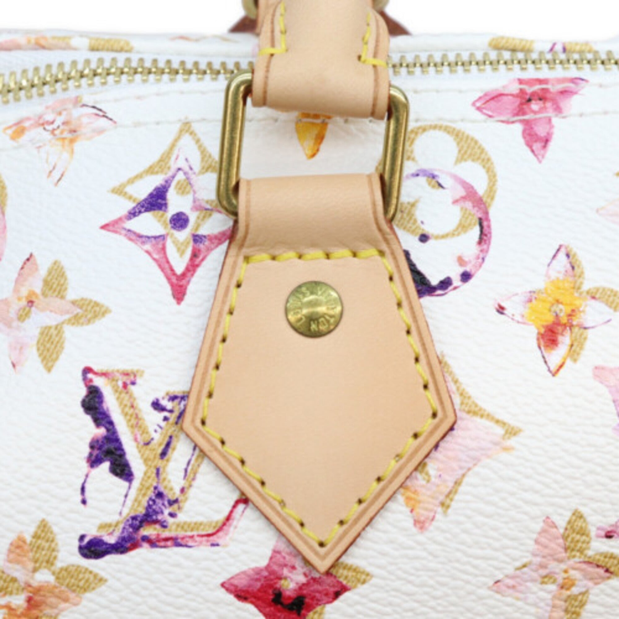 Louis Vuitton Blanc White Monogram Boston Bag (Pre-Owned)
