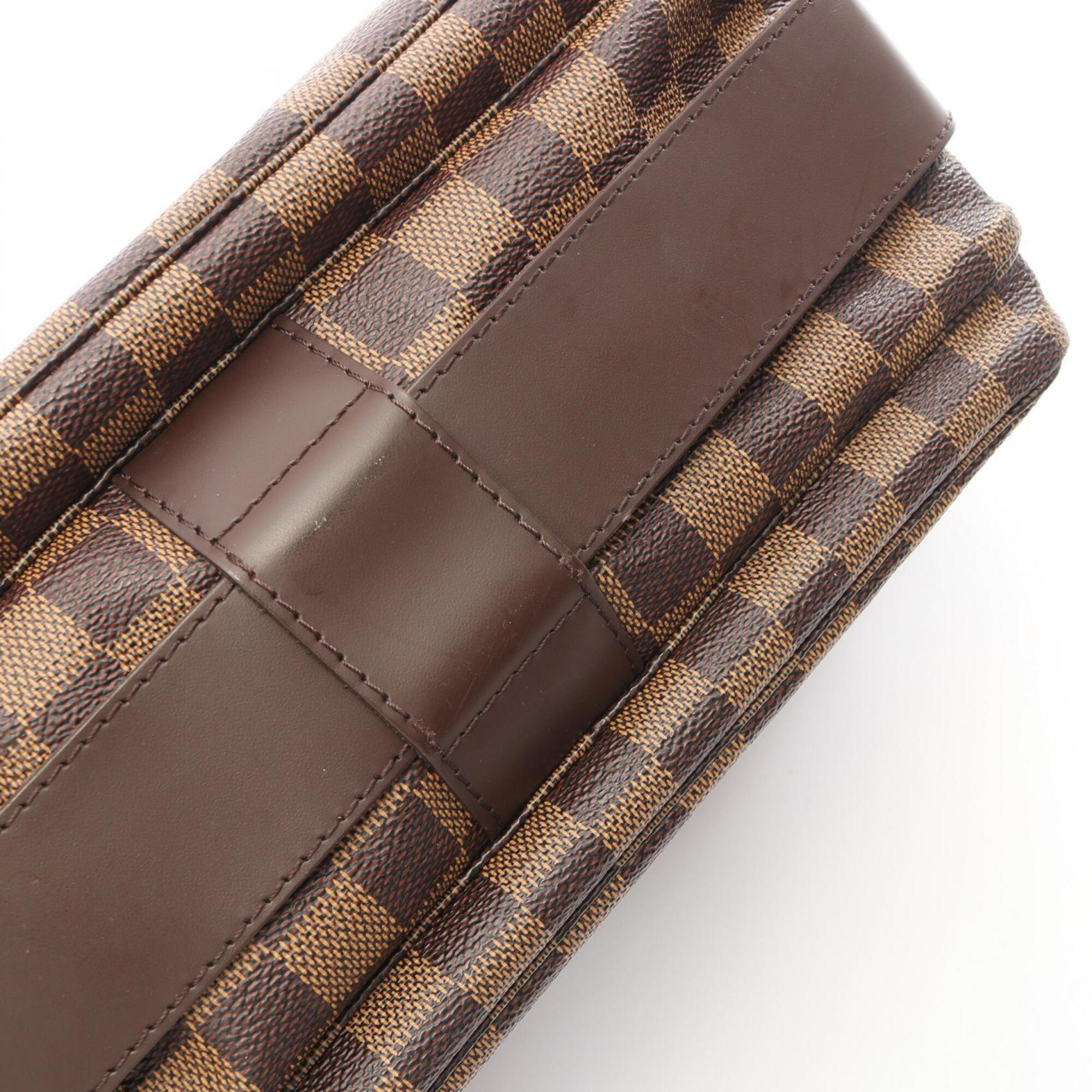 Louis Vuitton Brown Coated Canvas Pvc Leather Handbag Shoulder Bag (Pre-Owned)