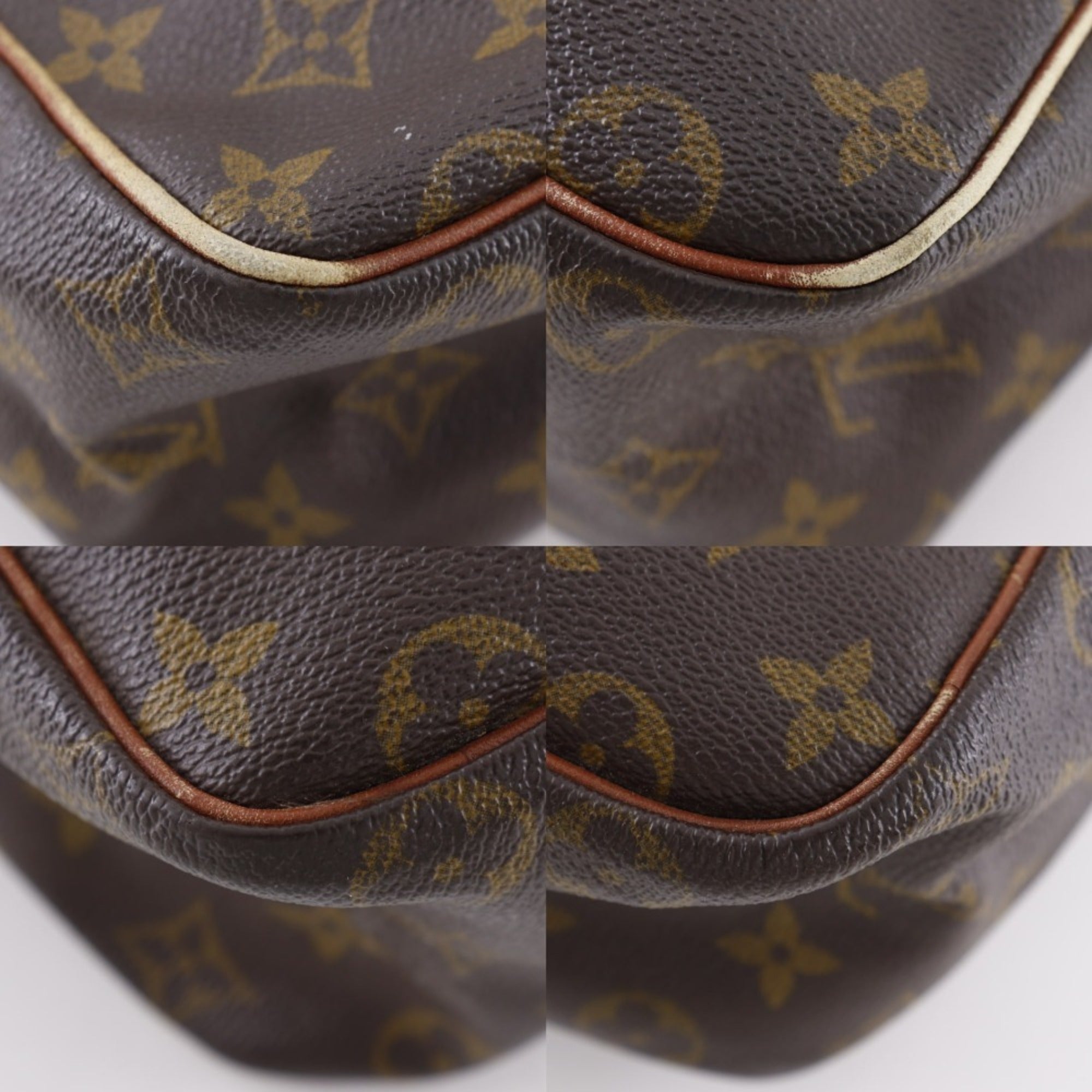 Louis Vuitton Brown Monogram Canvas Shoulder Bag (Pre-Owned)