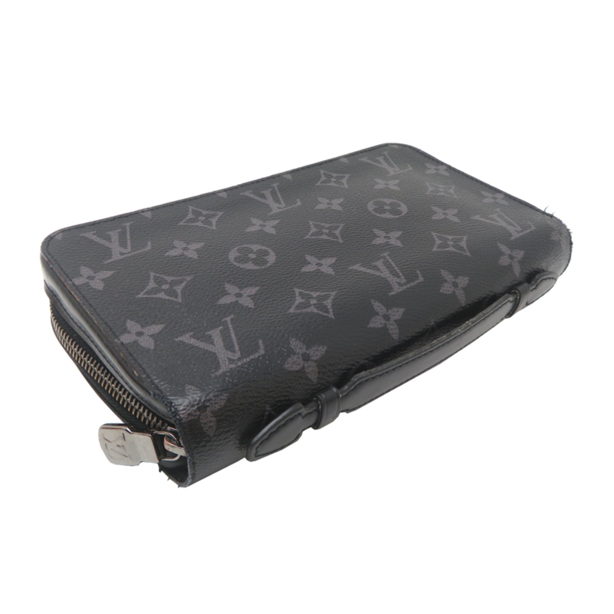 Louis Vuitton Black Monogram Eclipse Clutch Bag (Pre-Owned)