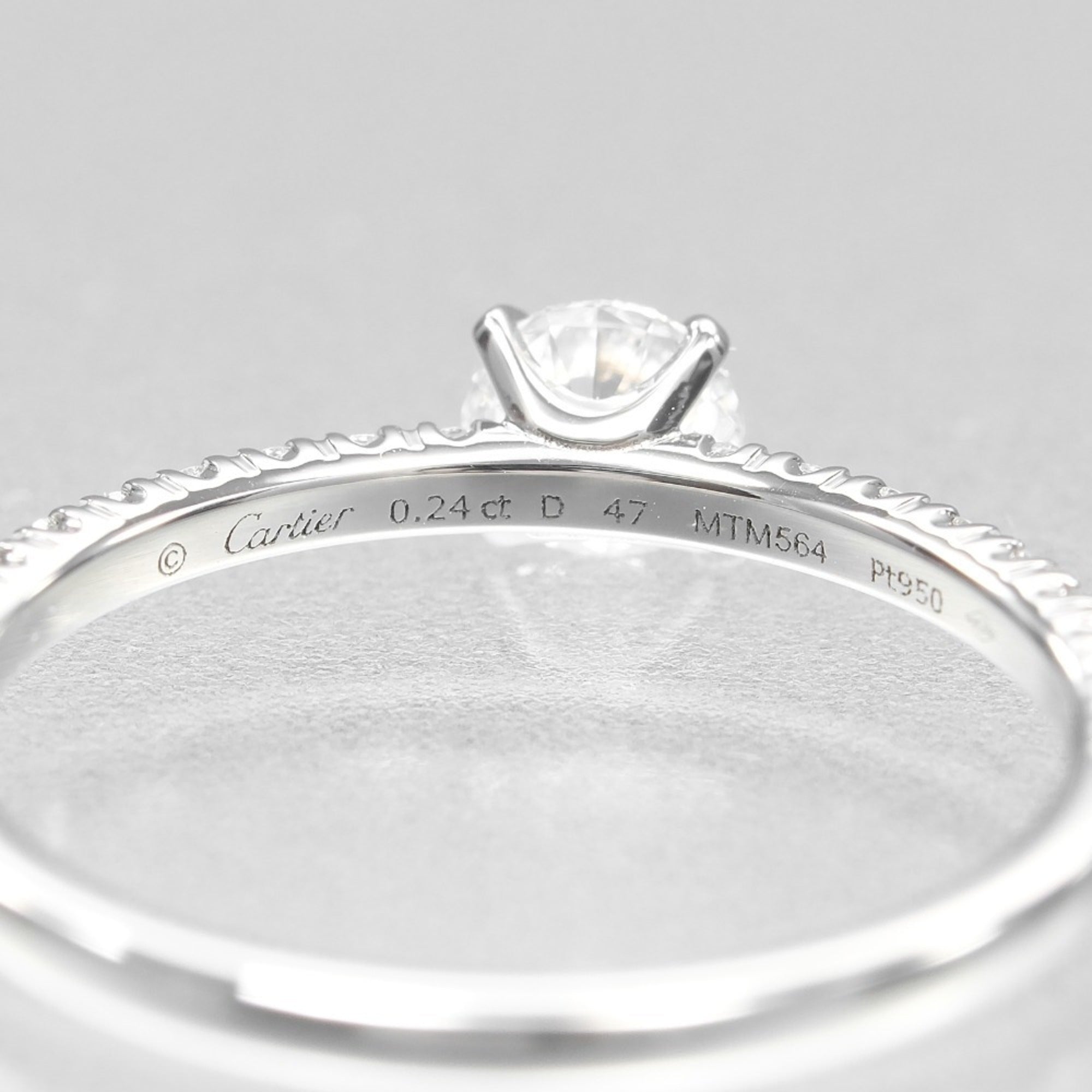 Cartier Platinum 950 Band Ring (Pre-Owned)