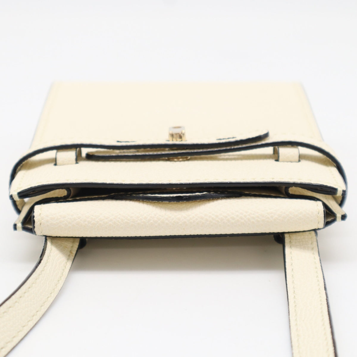 Valextra White Leather Shoulder Bag (Pre-Owned)
