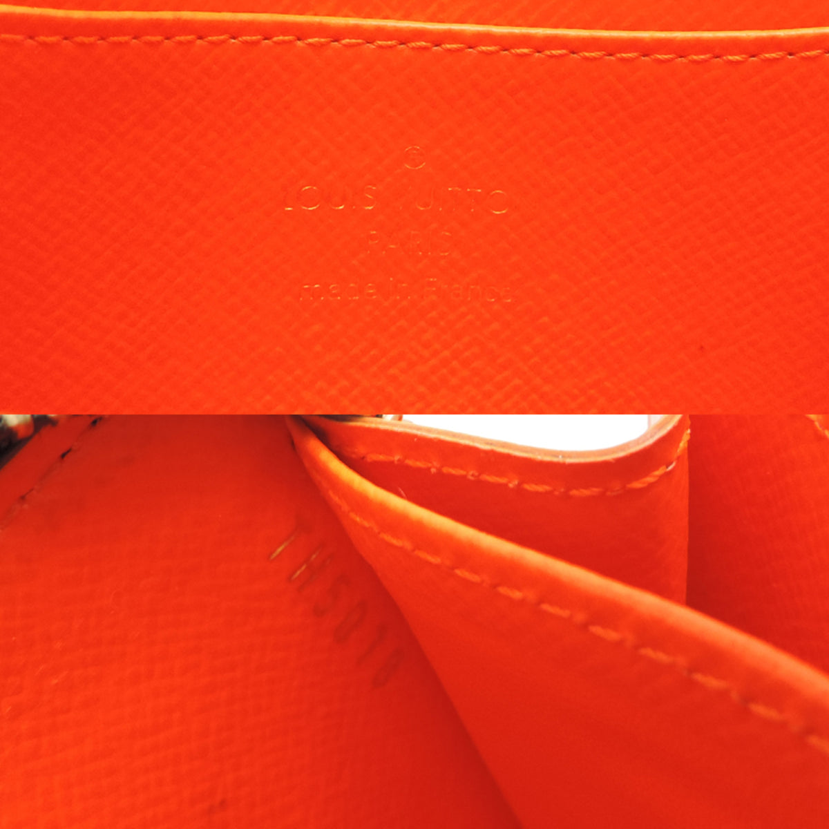 Louis Vuitton Brown Lv Orange Monogram Monogram Graffiti Long Wallet (Bi-Fold) (Pre-Owned)